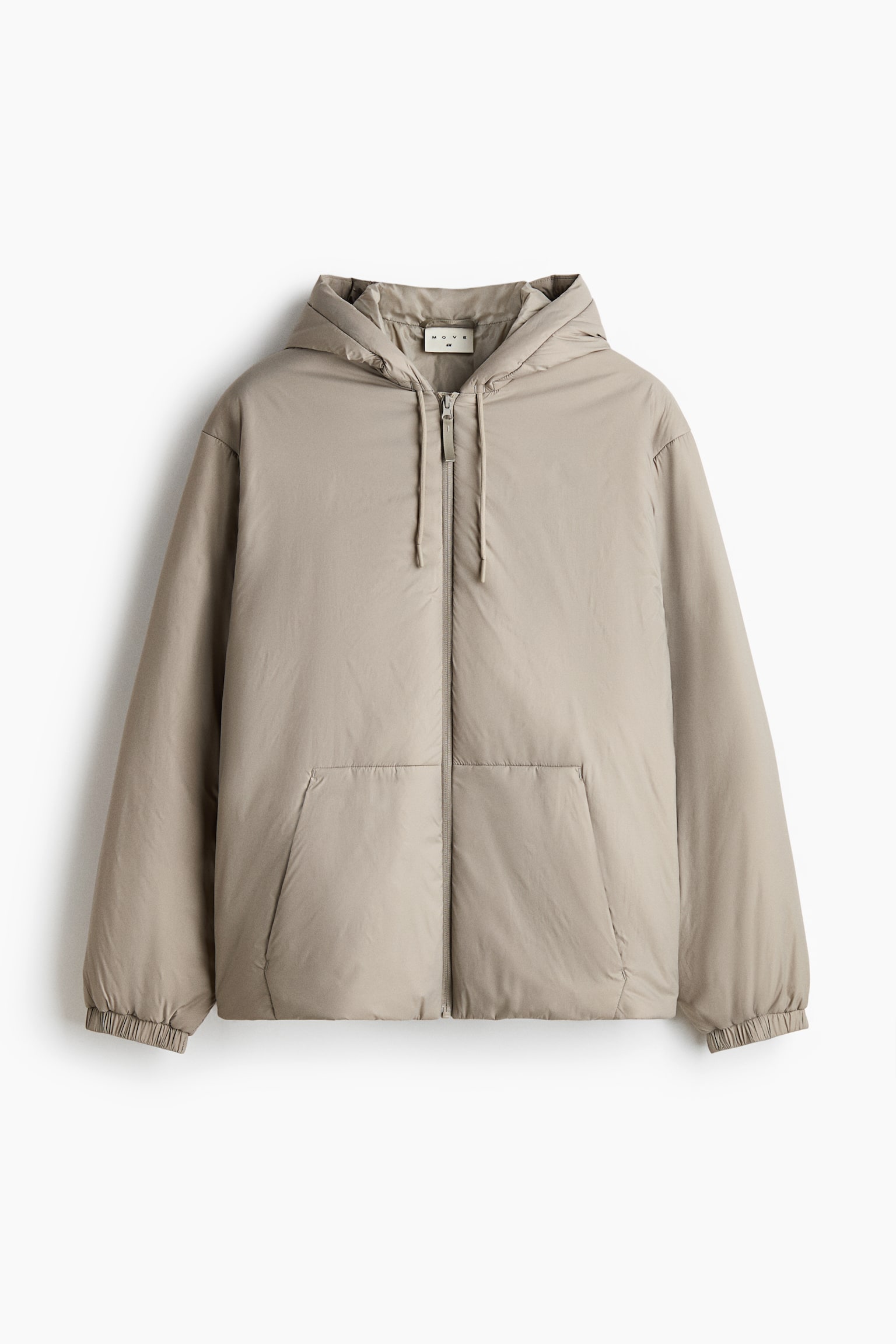Windproof & water-repellent padded jacket - Light beige/Black
