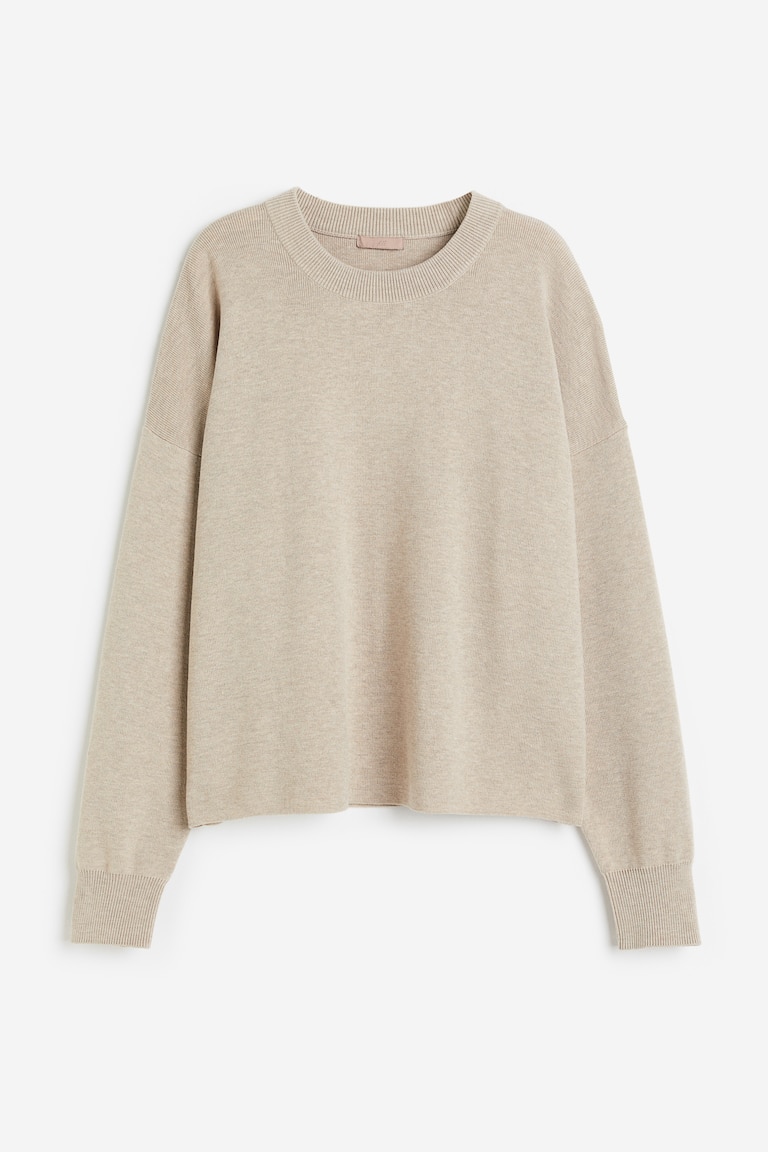 Oversized trui Beige DAMES H&M NL