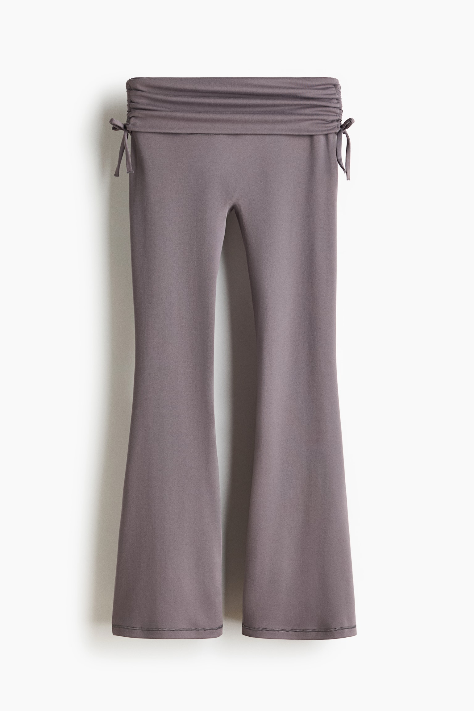 Flared yoga leggings - Grey/Black/Light pink - 1