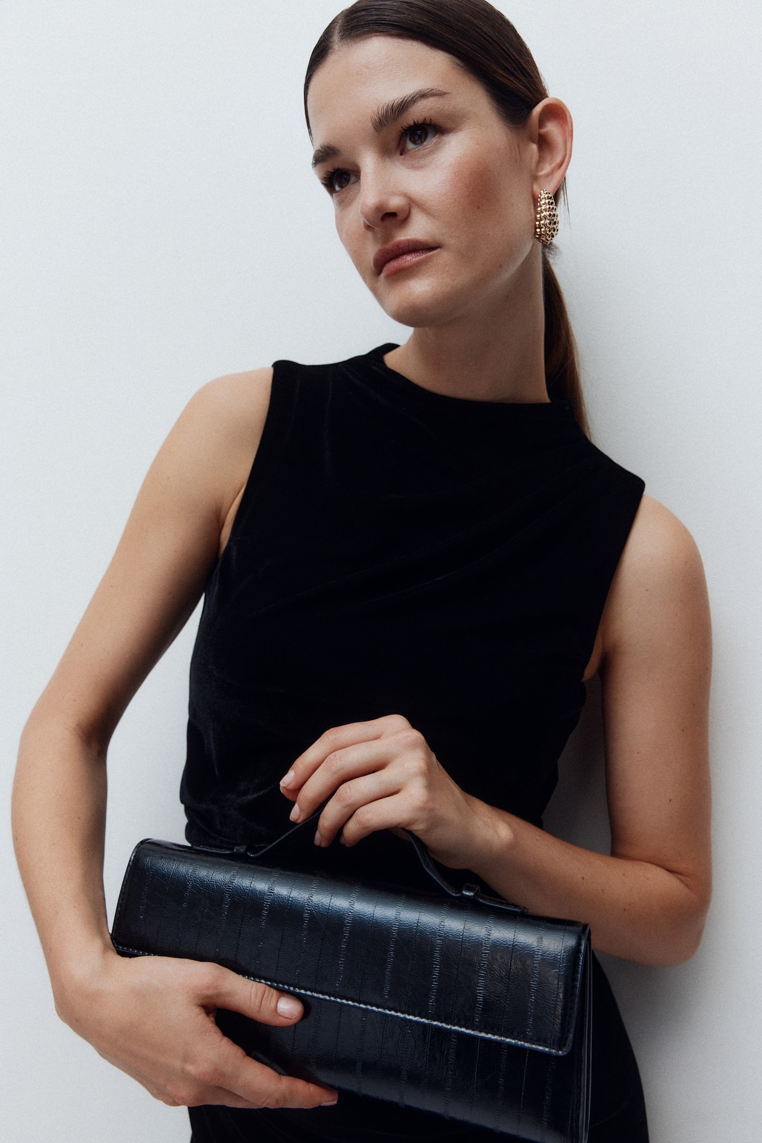 MAMA Sleeveless dress - Black/Dark green/Black/Glittery - 7