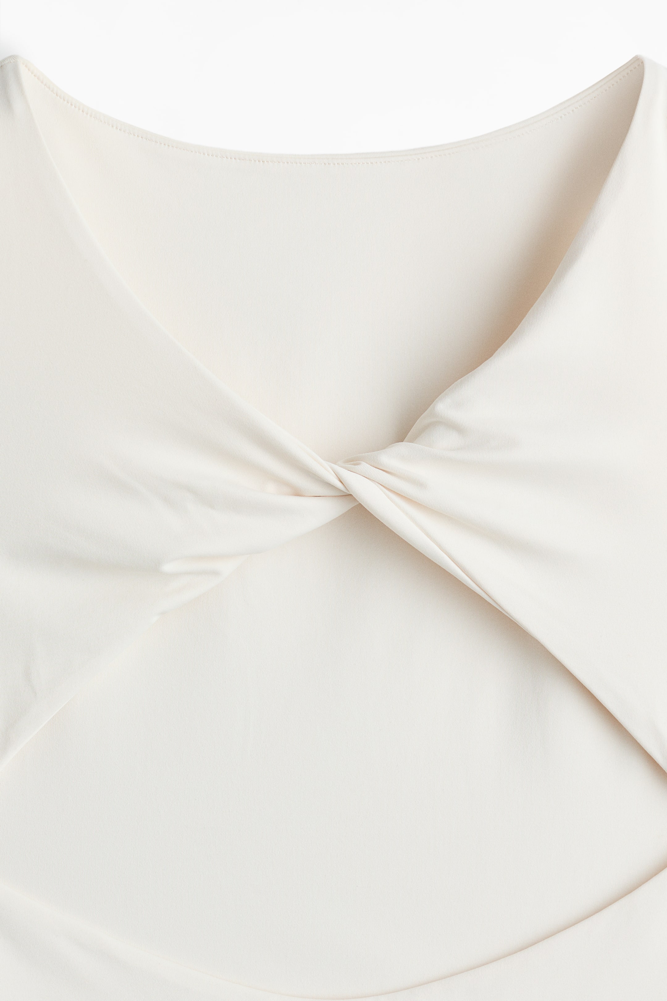 Twist-Detail Thong Bodysuit