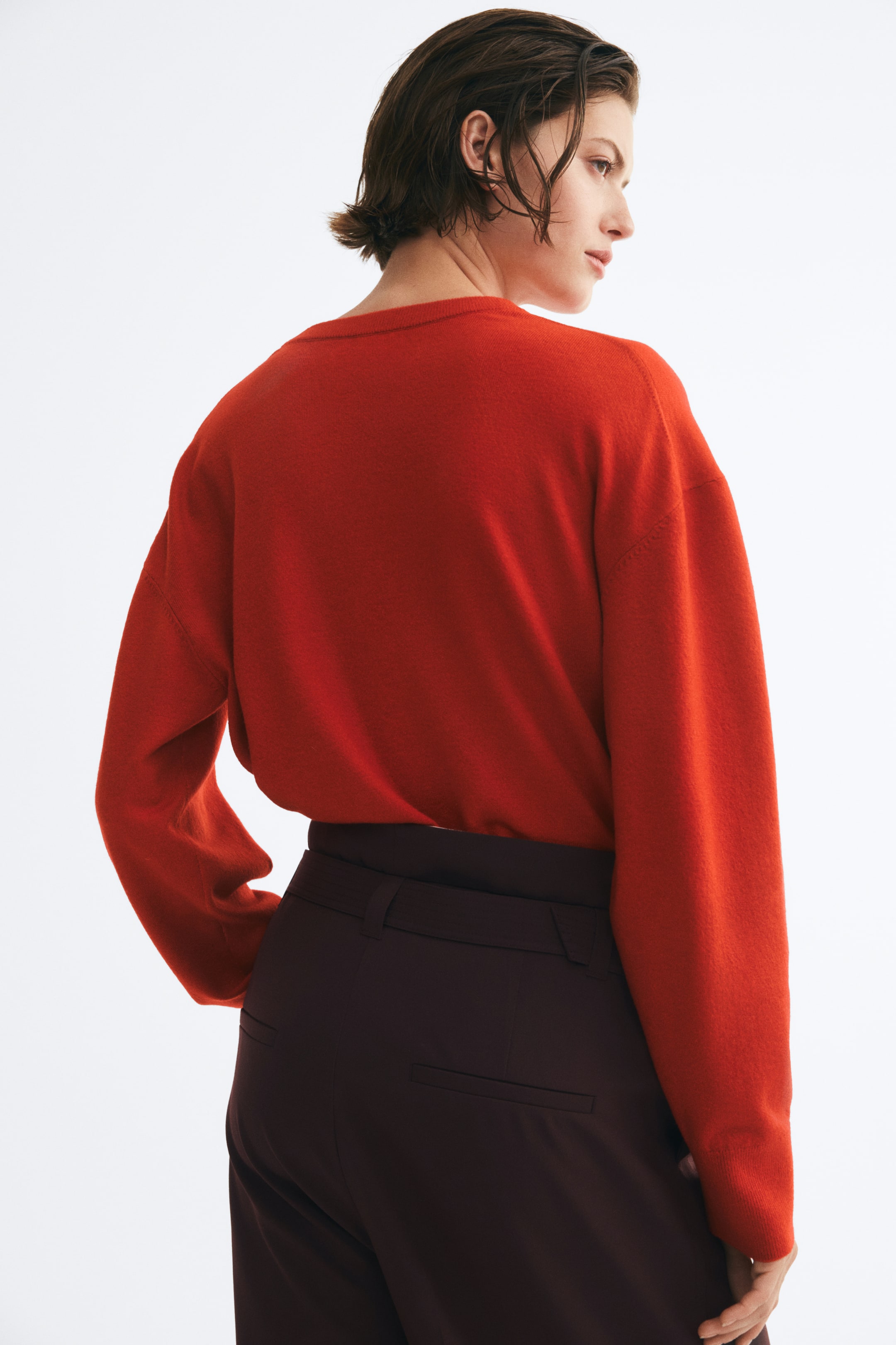 Paper-Bag Pants with Belt