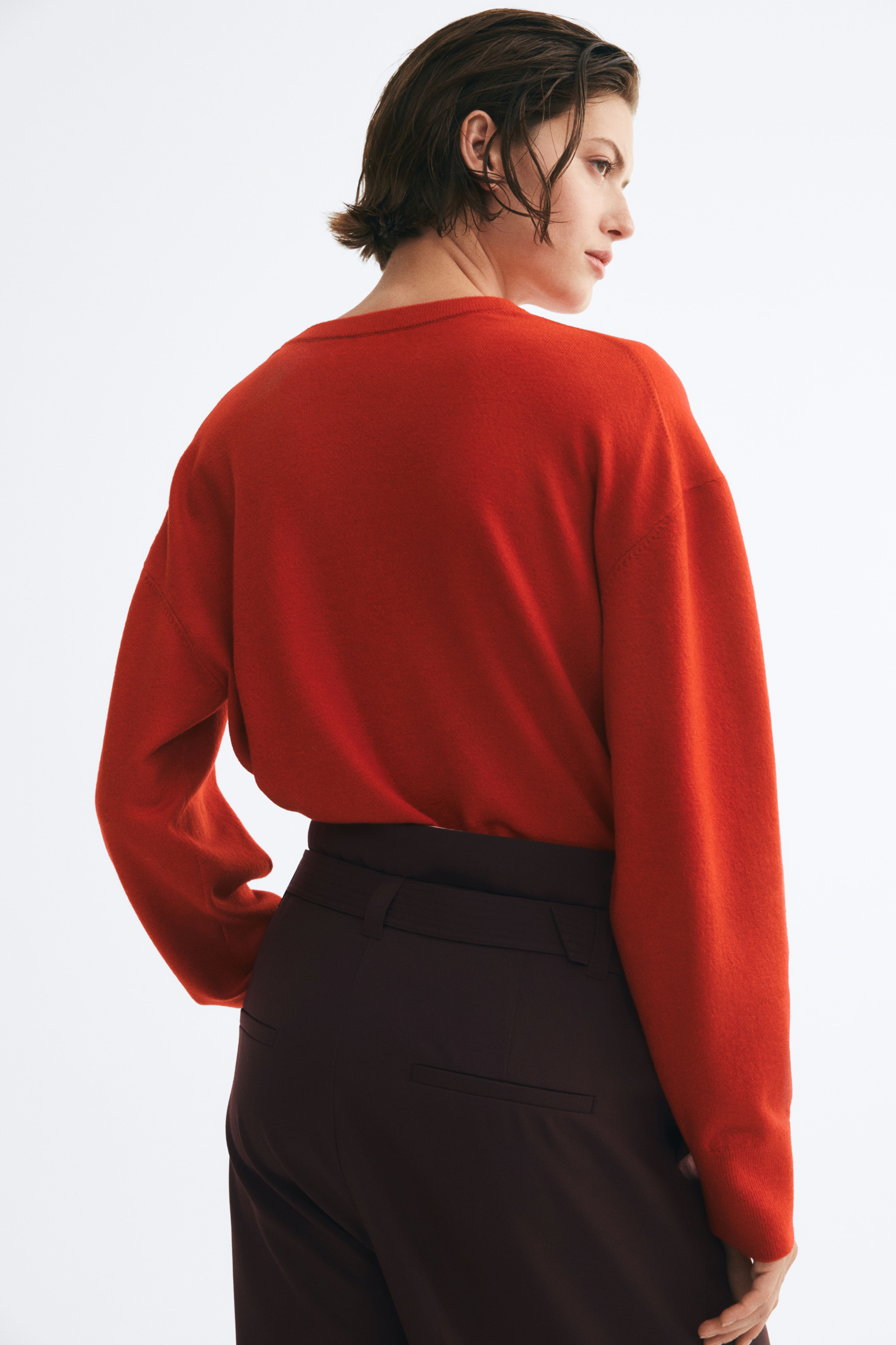 Paper-Bag Pants with Belt