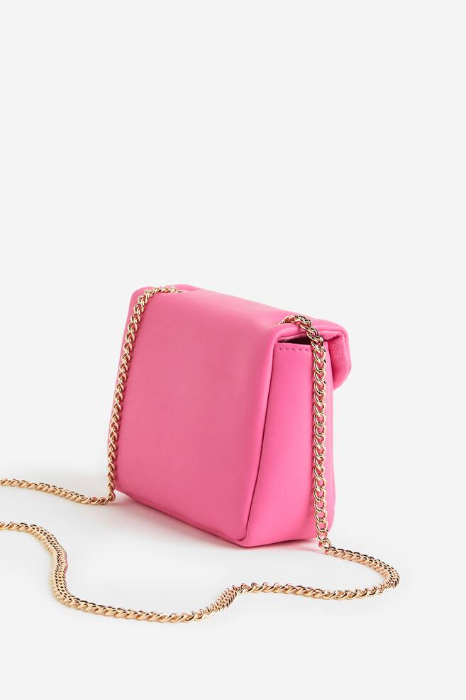 Small shoulder bag - Pink/Beige/White - 5