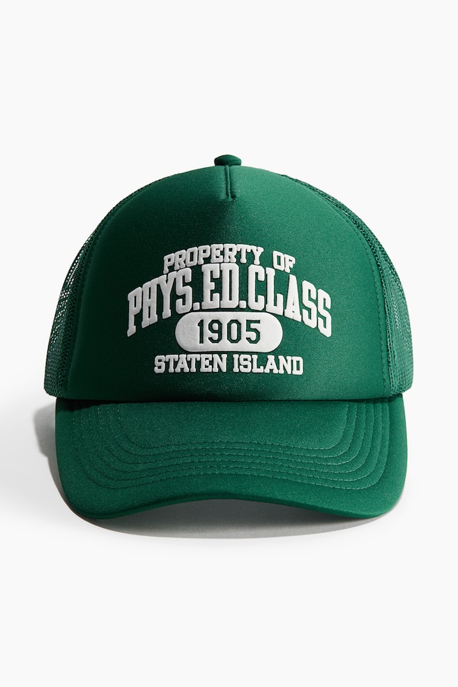 Casquette de camionneur à motif - Vert/Phys. Ed. Class - 1