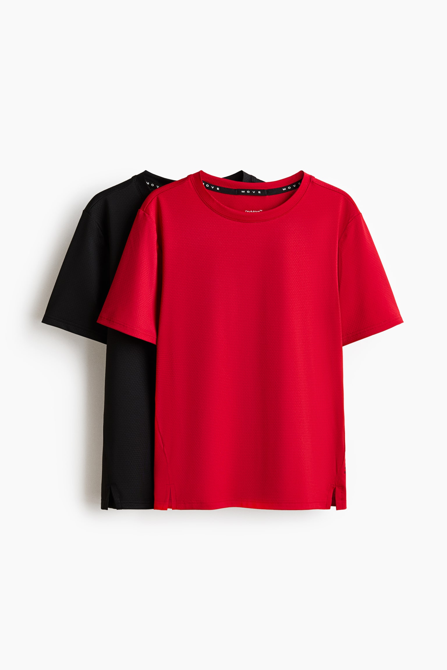 2-Pack Sports Shirts with DryMove™ - Red/black/Dusty teal/black/Blue/navy blue/Black/blue/Burgundy/dark blue - 1