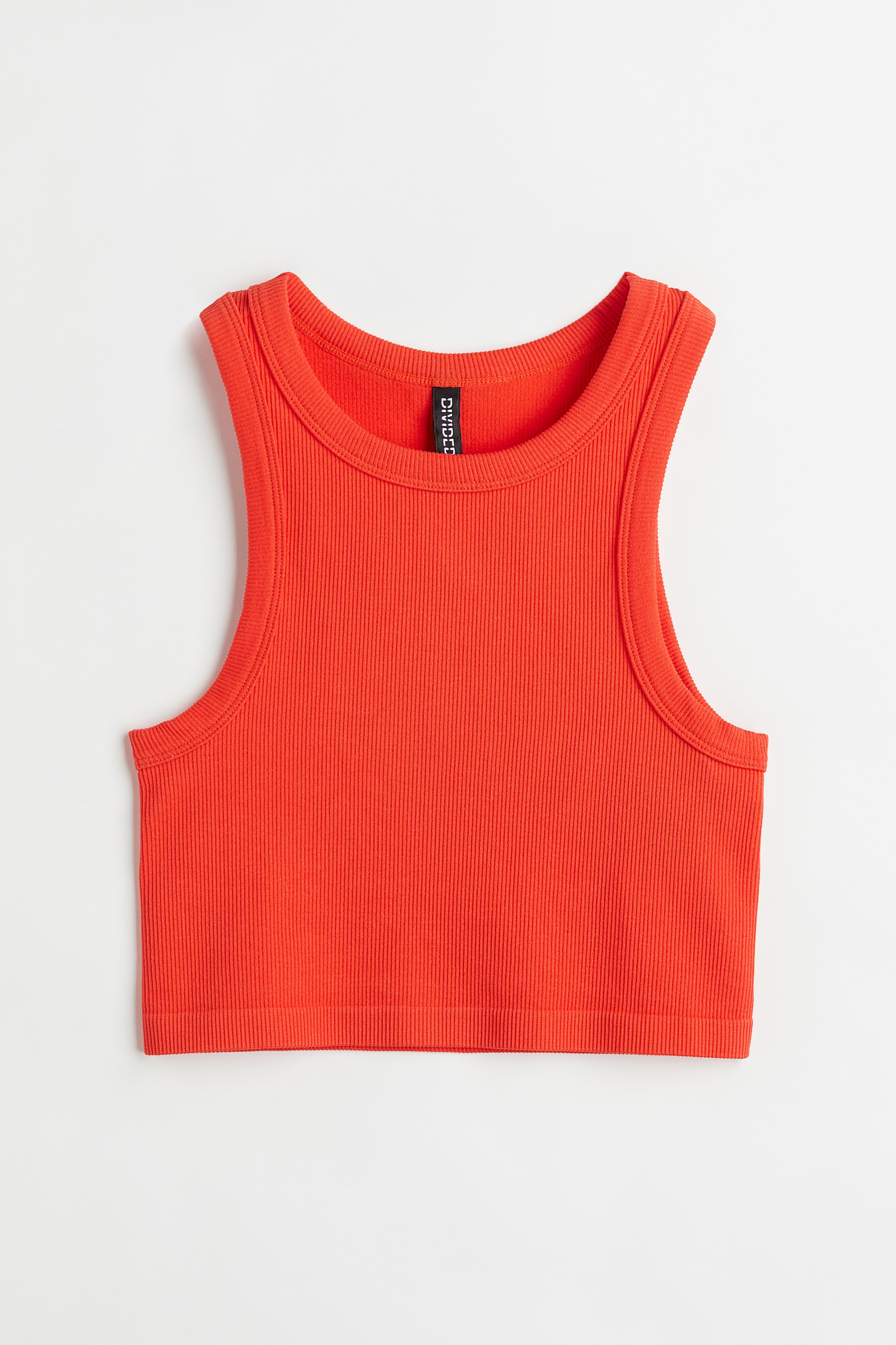 Ribbed Tank Top - Red - Ladies | H&M US