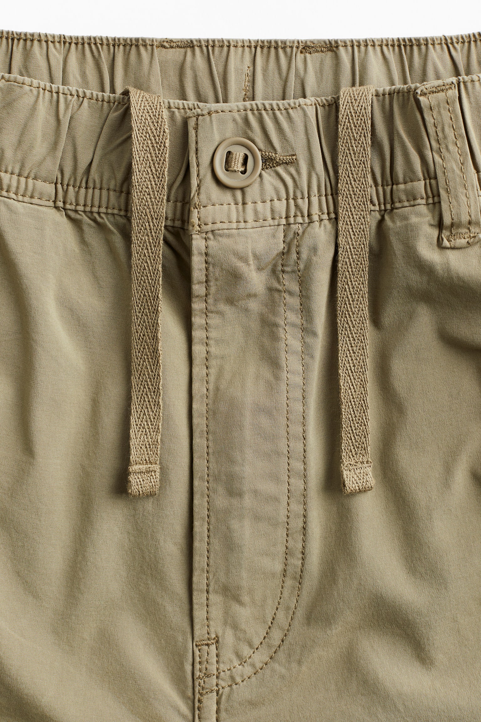 Regular Fit Cargo shorts - Khaki green/Light beige/Black - 3