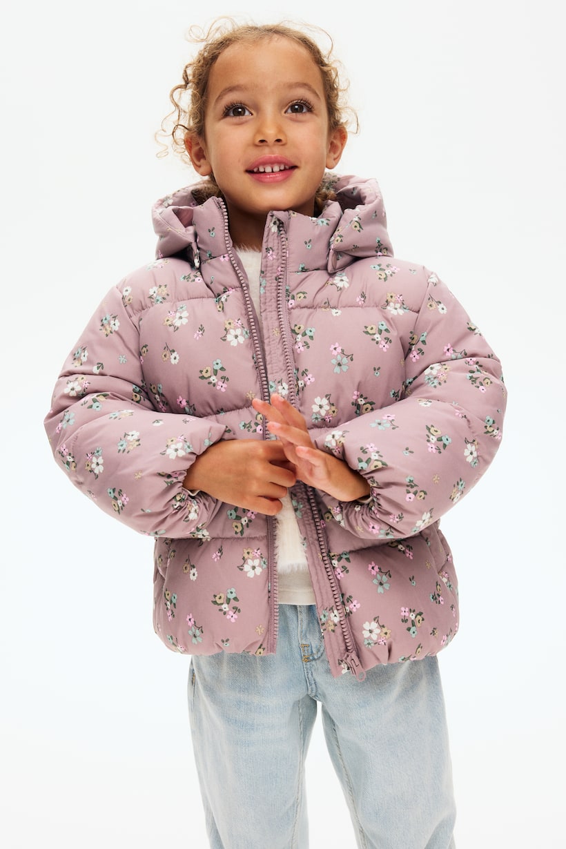 Abrigo De Plumón Para Niña – Chaqueta De Invierno Con Mangas De Contraste, Resistente Al Viento