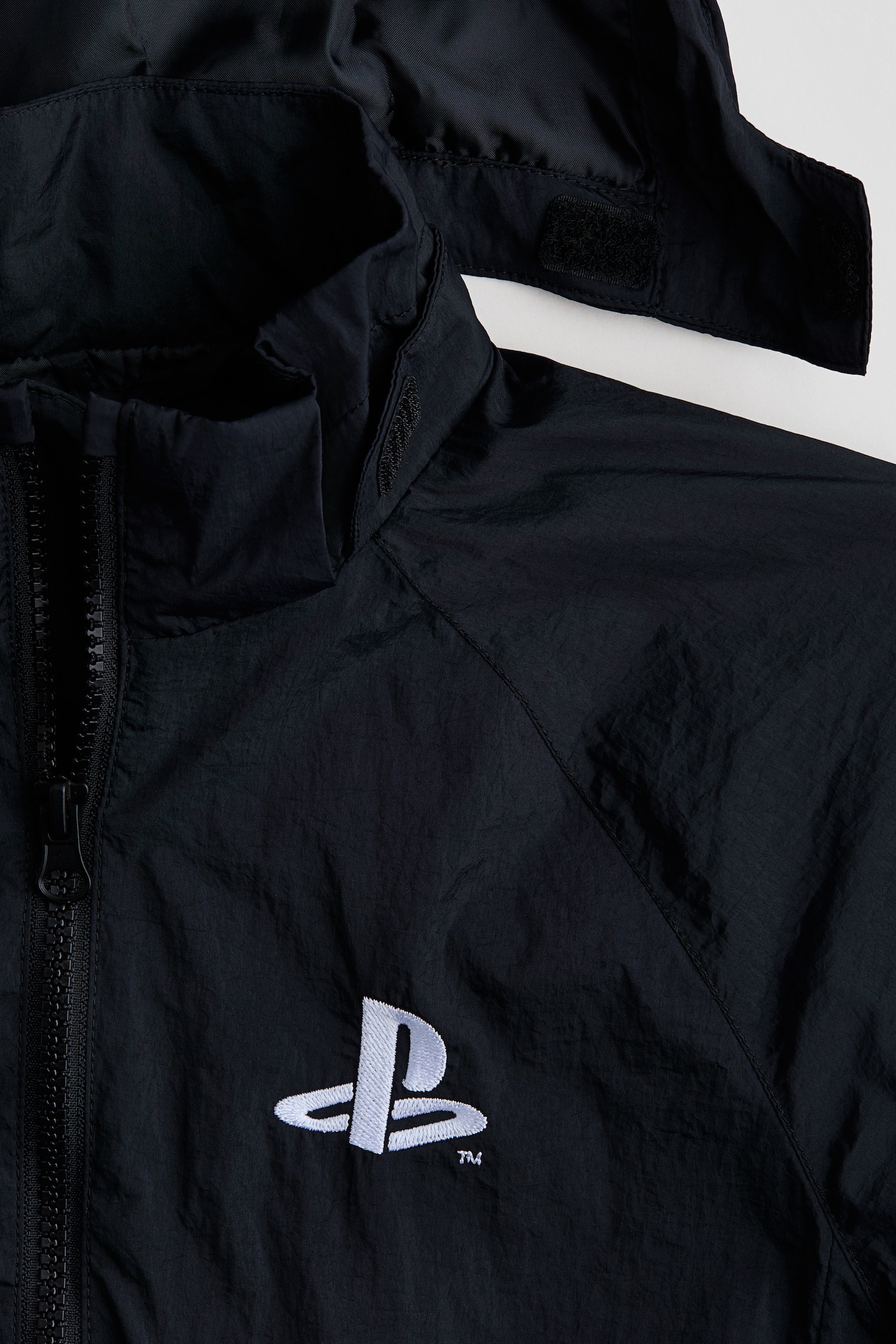 Hooded nylon windbreaker - 2