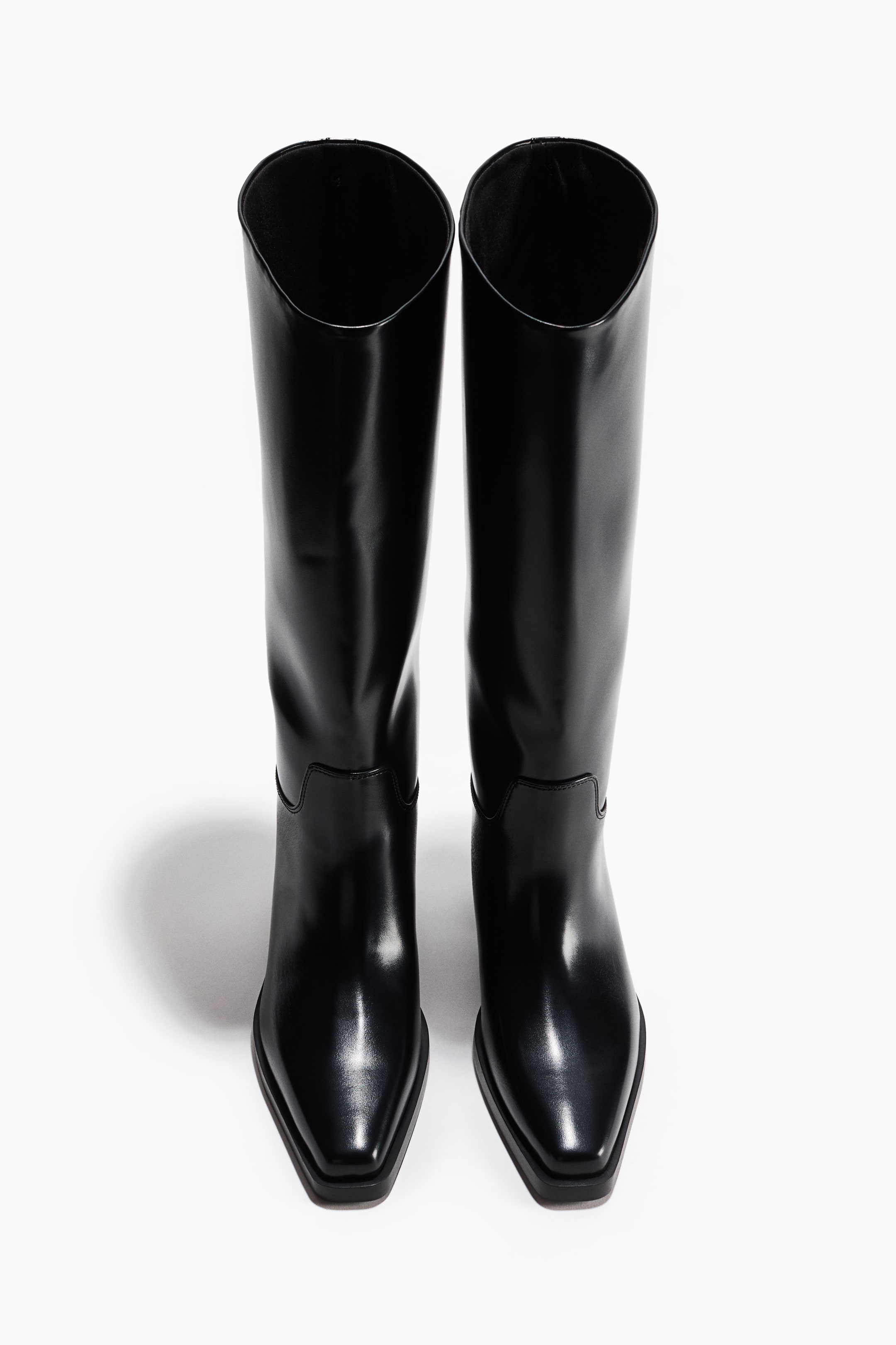 Block-Heeled Boots