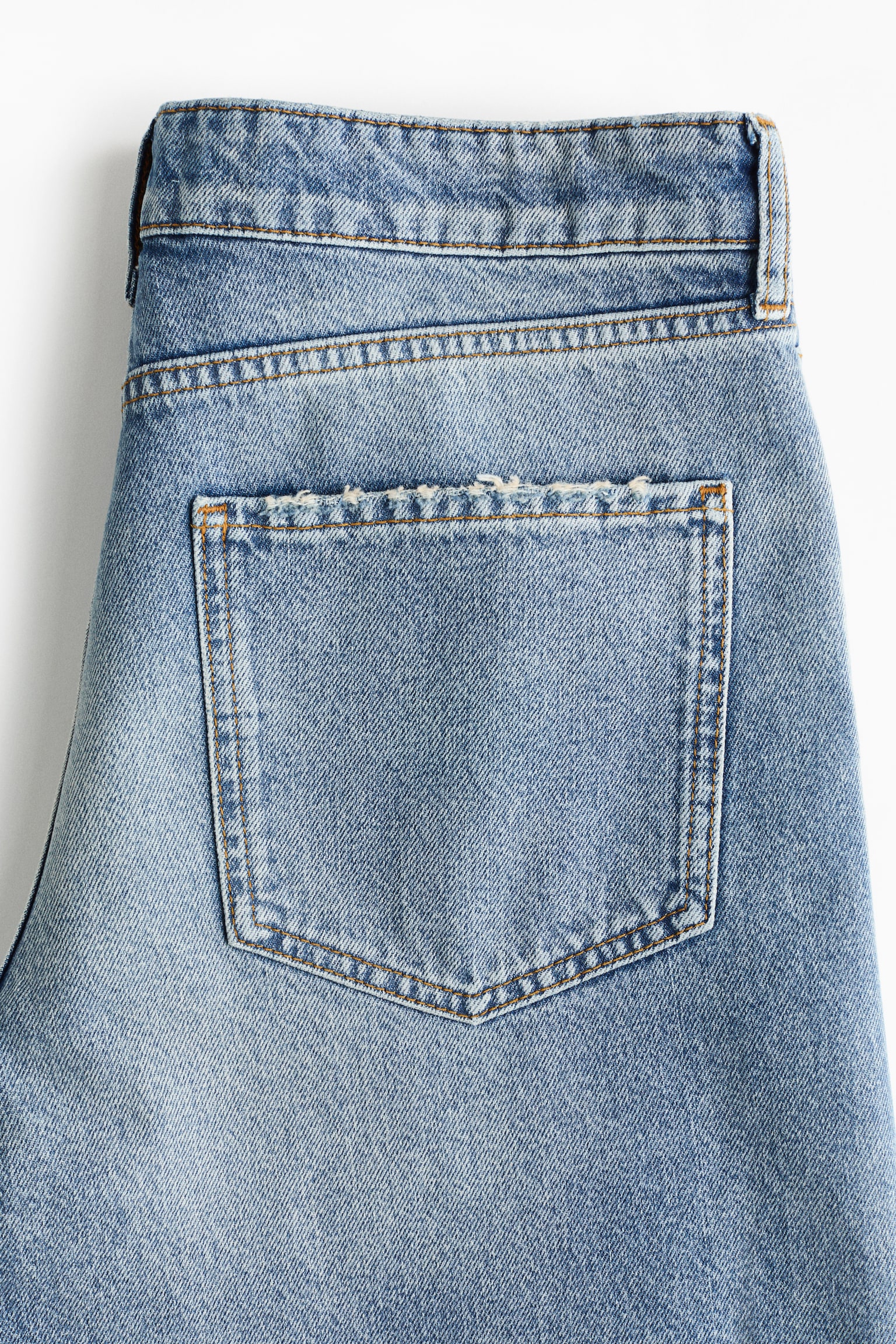 Baggy Regular Waist Jeans - Blu denim - 5