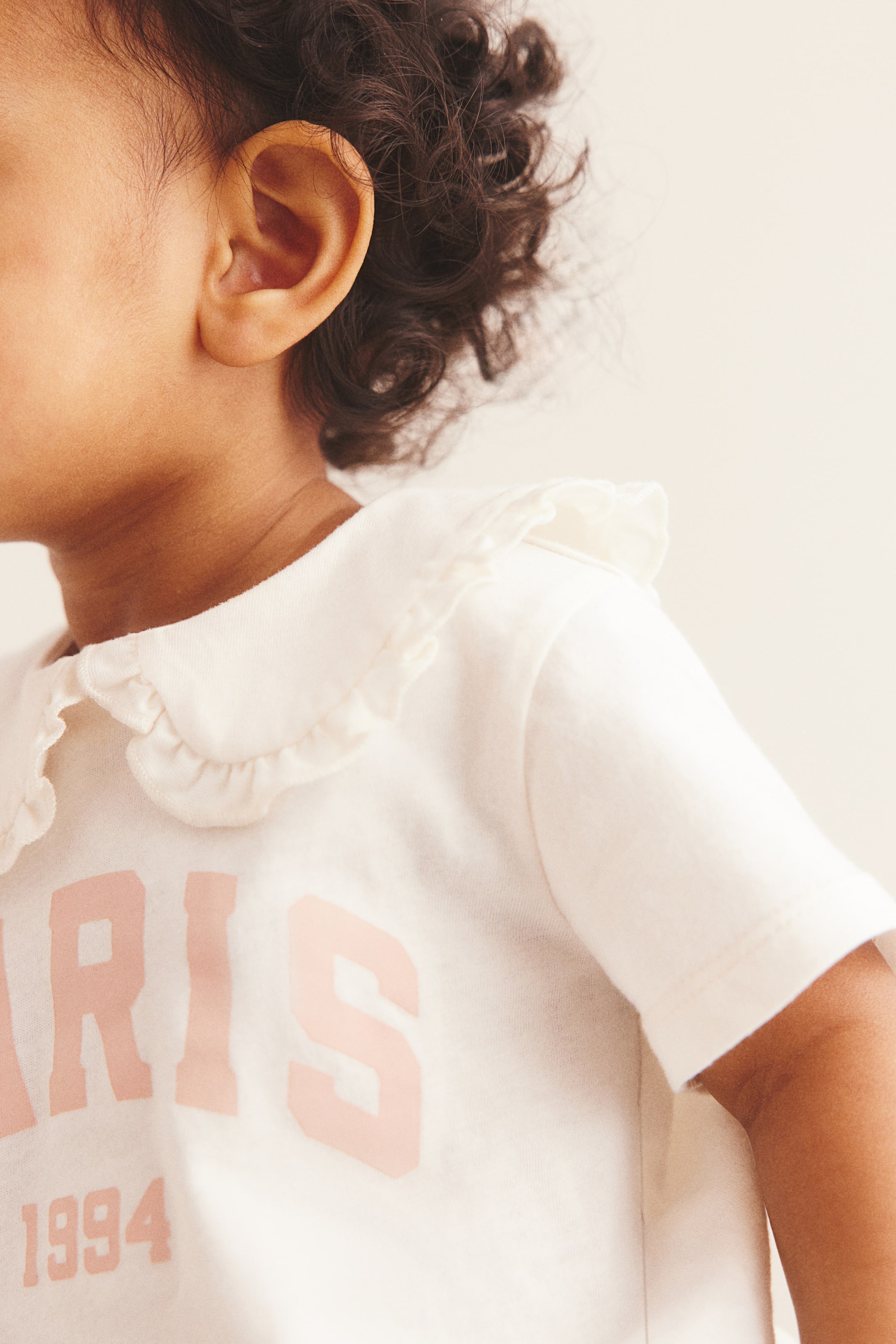 Collared cotton top - White/Paris - Kids | H&M GB 3