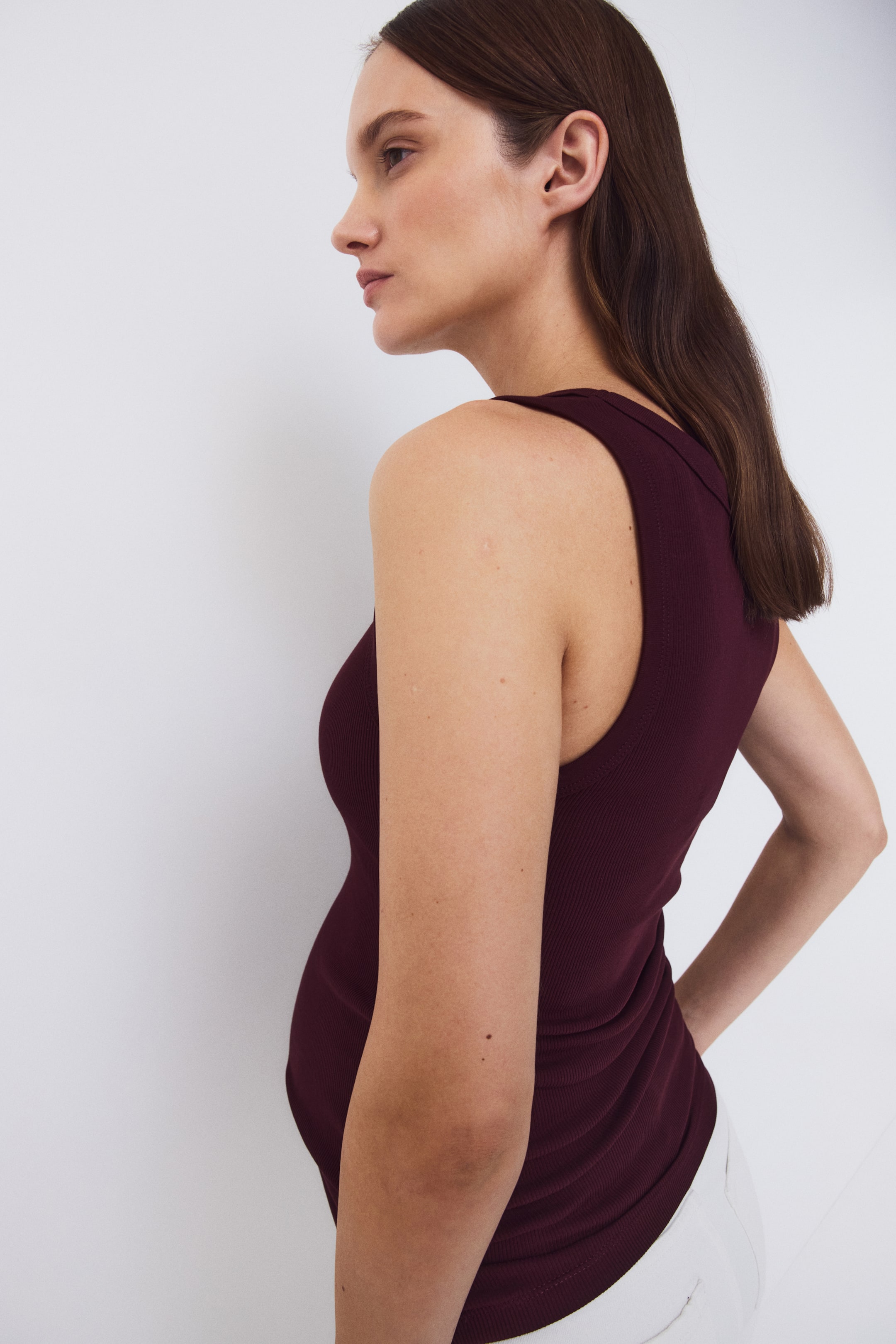 MAMA Ribbed Tank Top