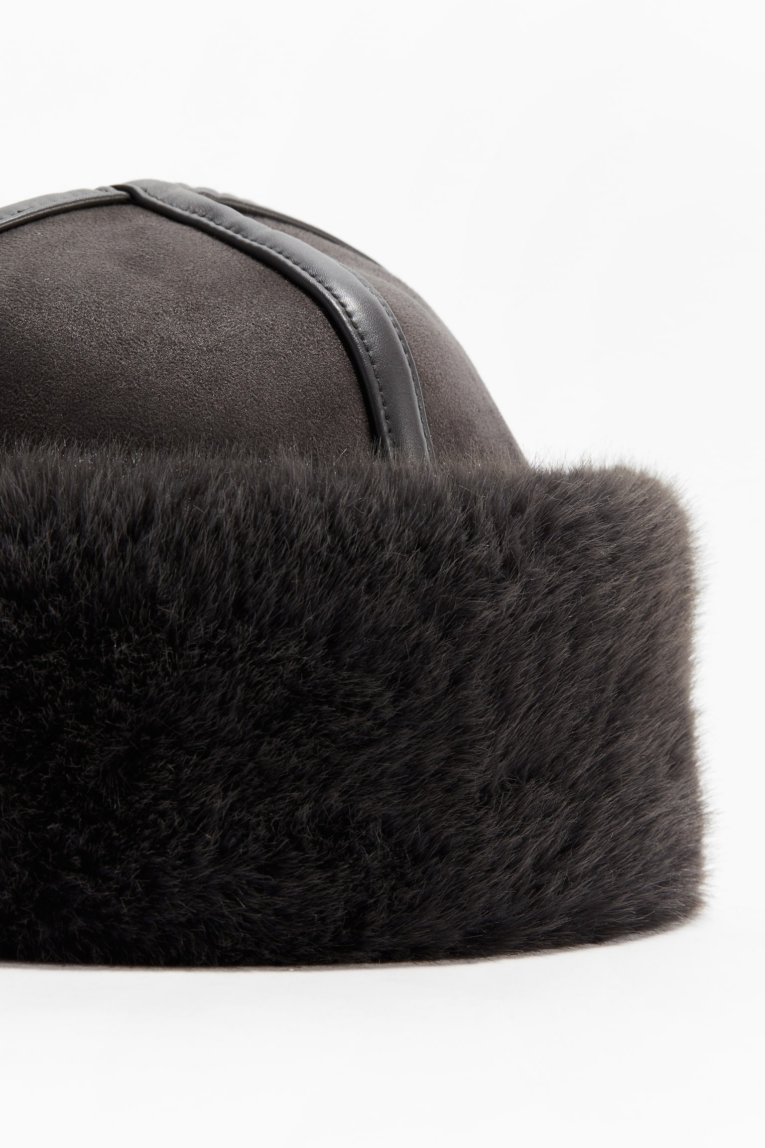 Hat - Dark grey/Beige - 2