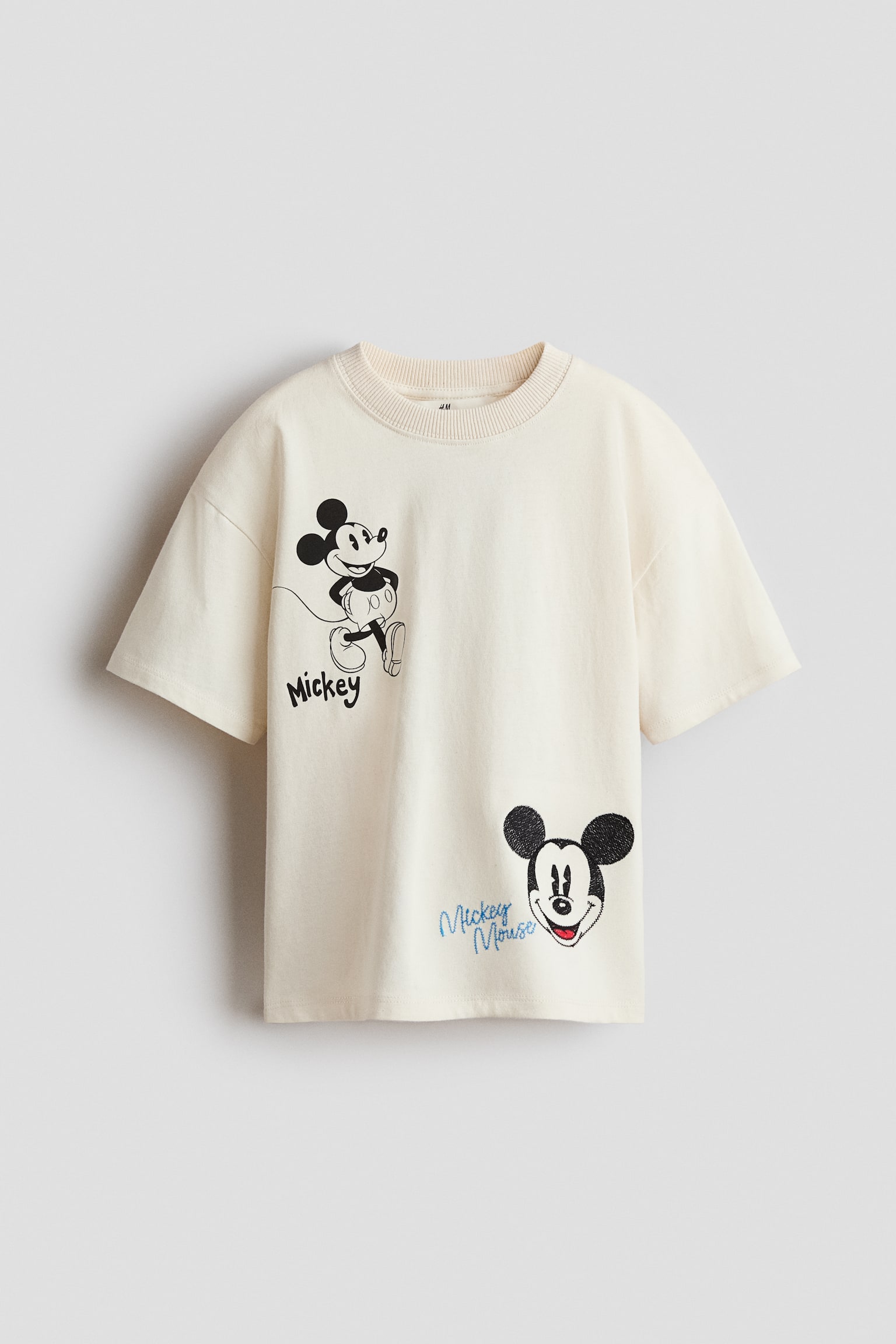 Playera Loose-fit con diseño - Crema/Mickey Mouse/Blanco/Toy Story/Rojo claro/Spidey/Blanco/Hot Wheels/Rojo/Marvel Comics/Crema/Snoopy/Gris jaspeado claro/Spider-Man/Gris/Spider-Man/Gris oscuro/CapyFun