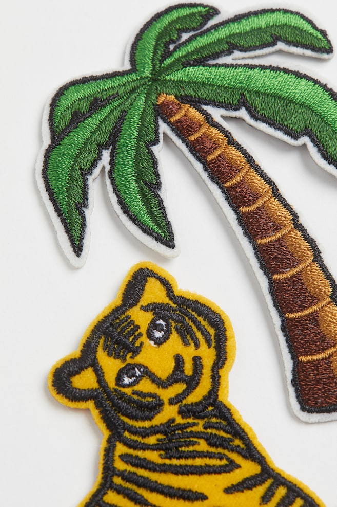 2-pack patches - Yellow/Tiger - 2