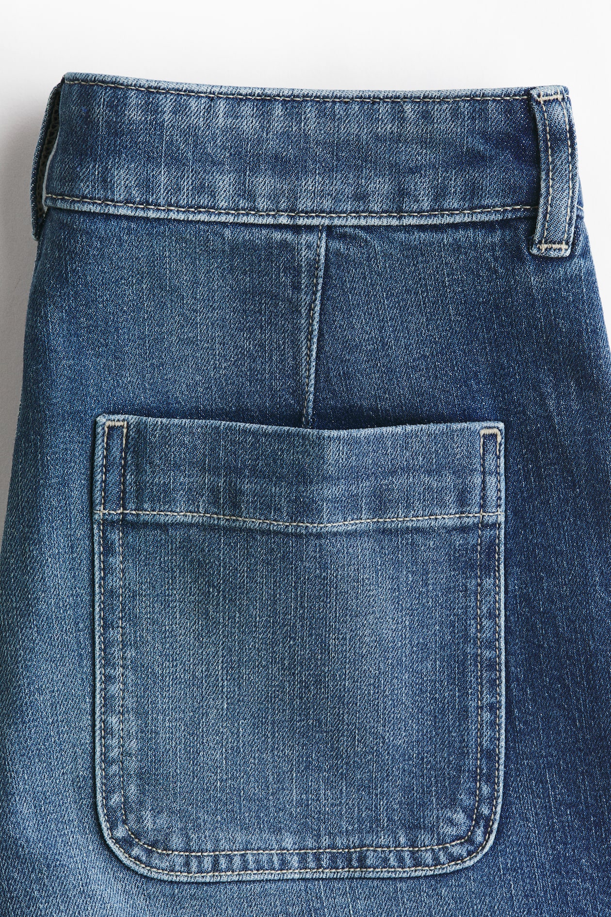 High-Waist Denim Shorts - image 5