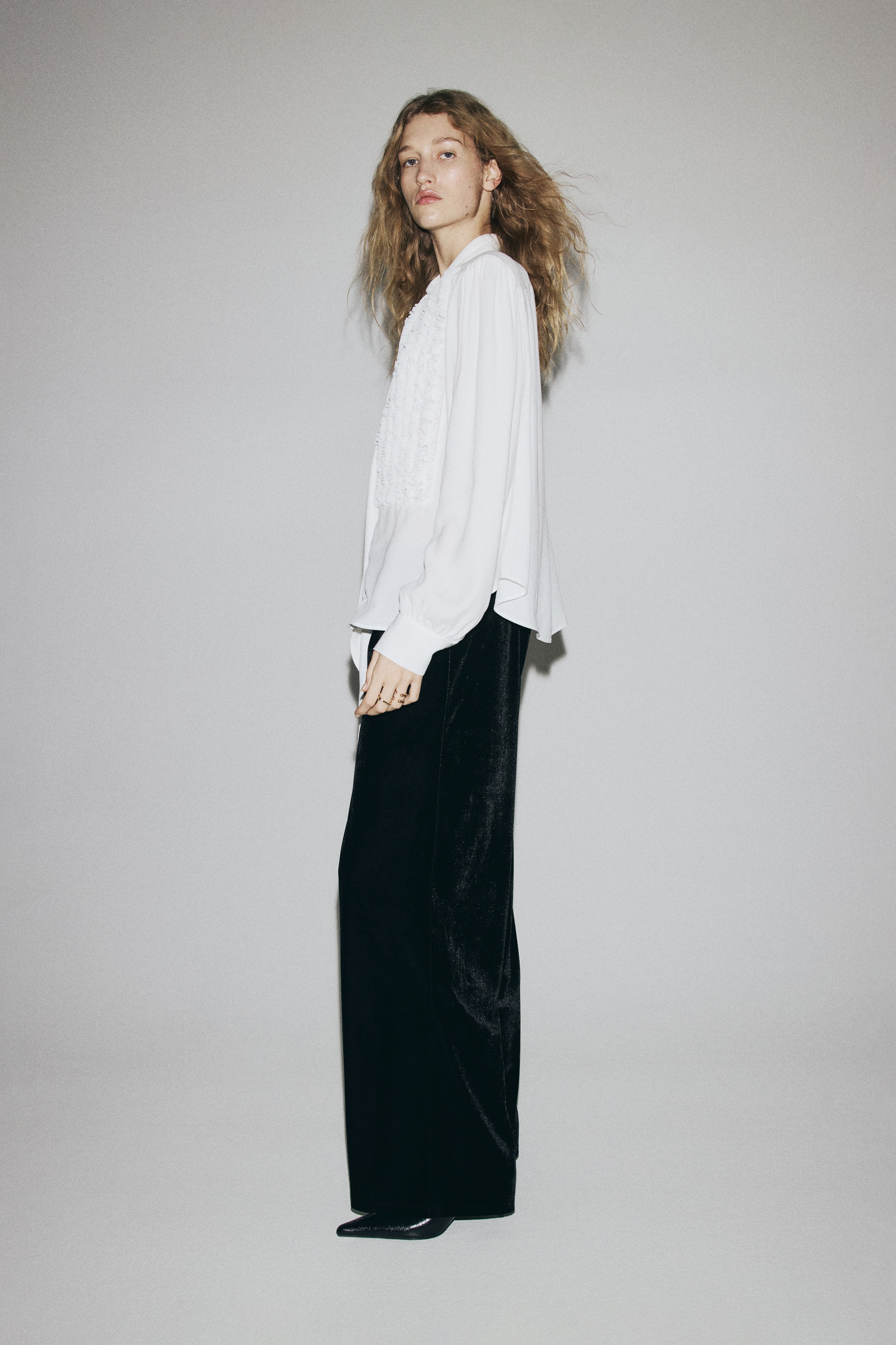 Velour trousers