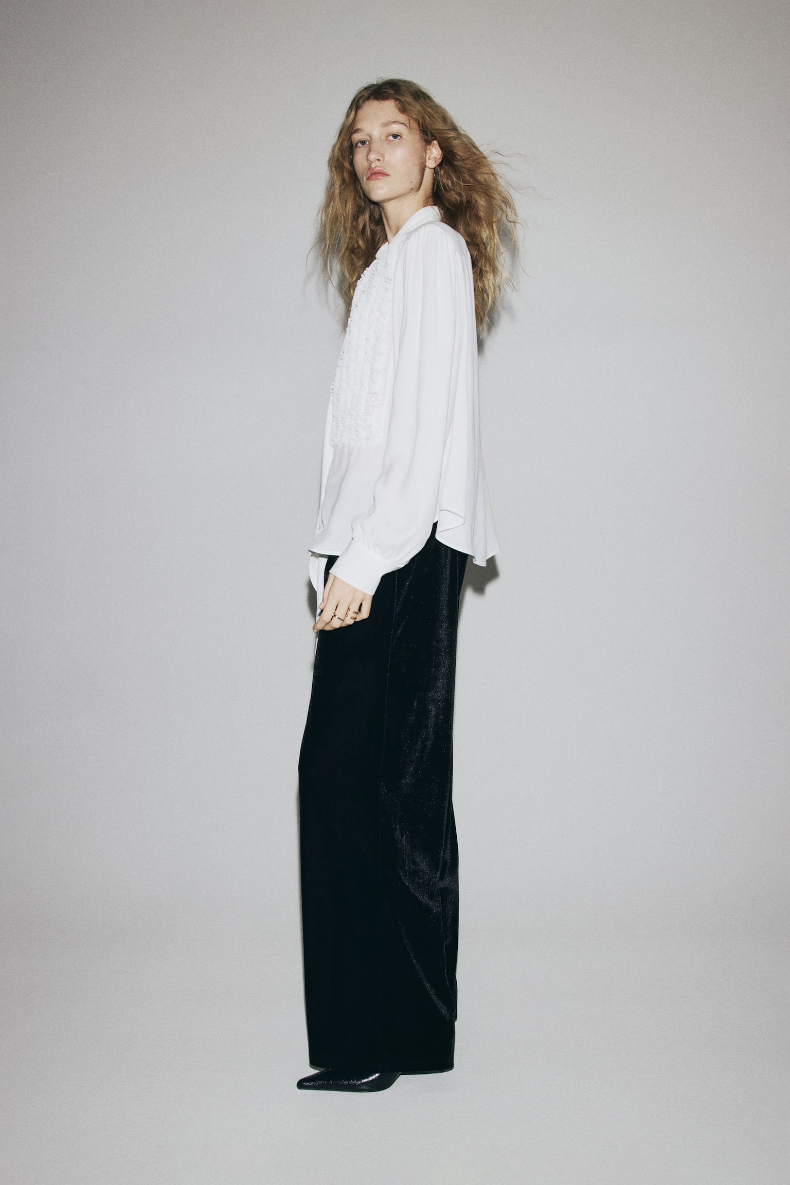 Pantaloni in velour - Nero/Marrone scuro/Verde scuro - 5