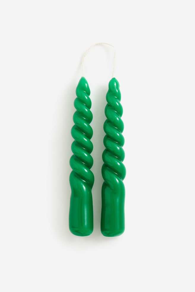2-pack mini candles - Green/Lime green - 1