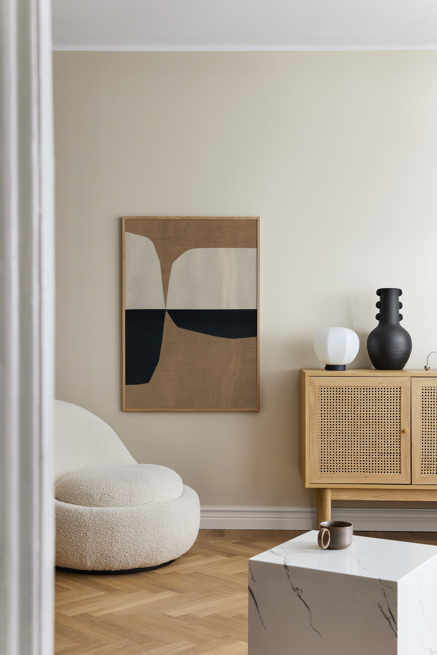 Landscape Poster - Braun