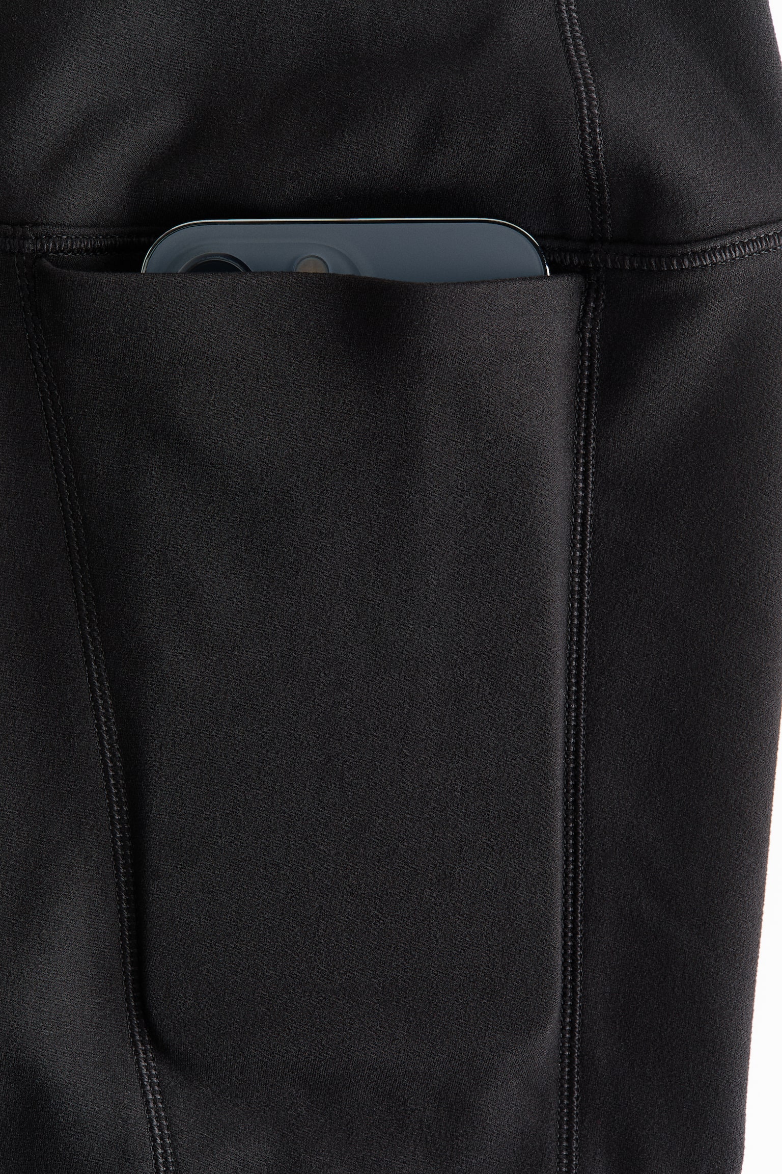 Женские леггинсы H&M Move Pocket-Detail Sports with SoftMove™, цвет: Чёрный — фото 6