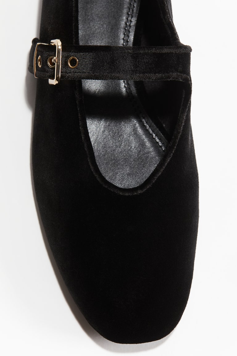 Mary Jane-ballerina's Zwart DAMES H&M NL