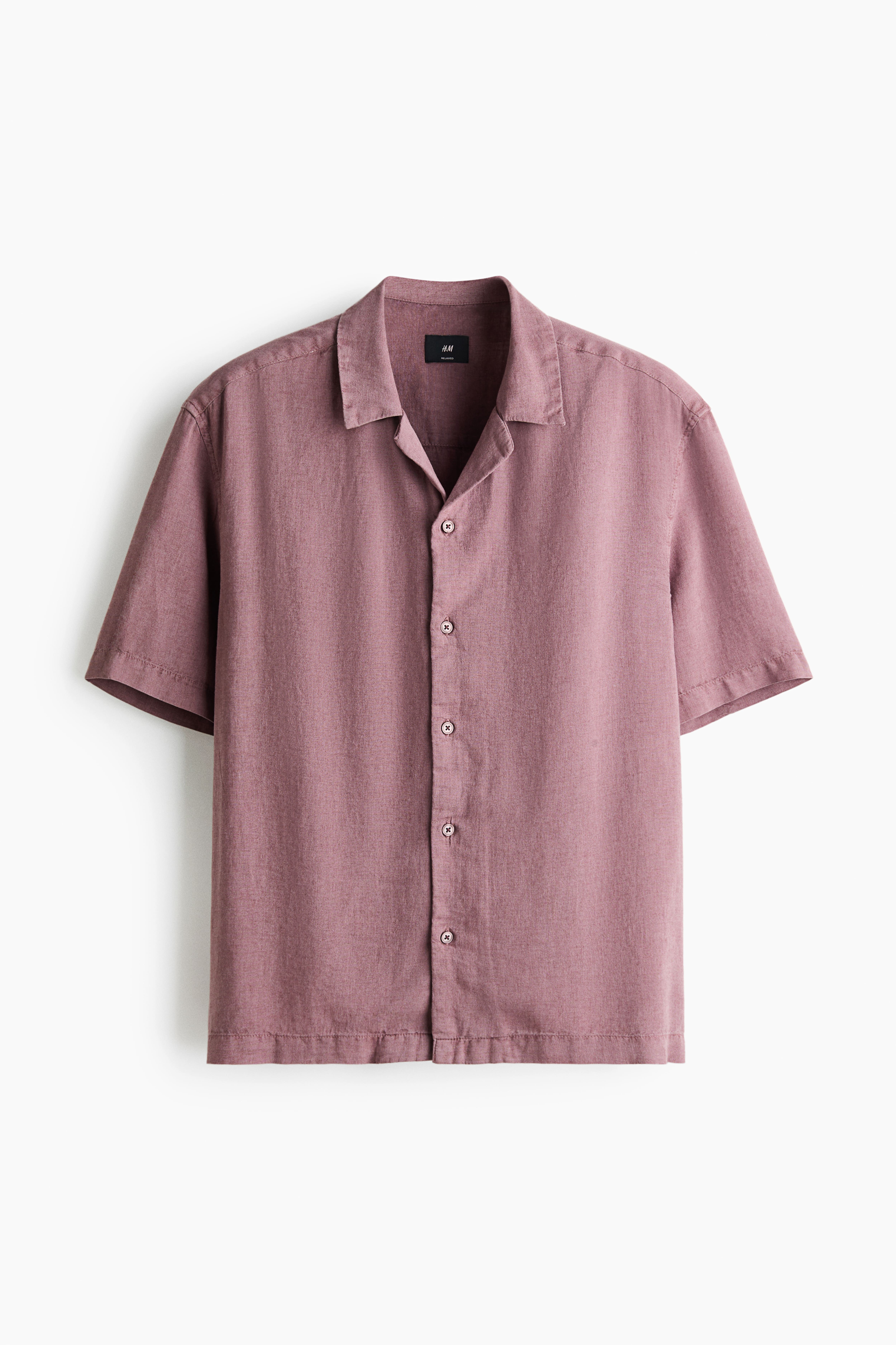 Relaxed-Fit Linen-Blend Resort Shirt