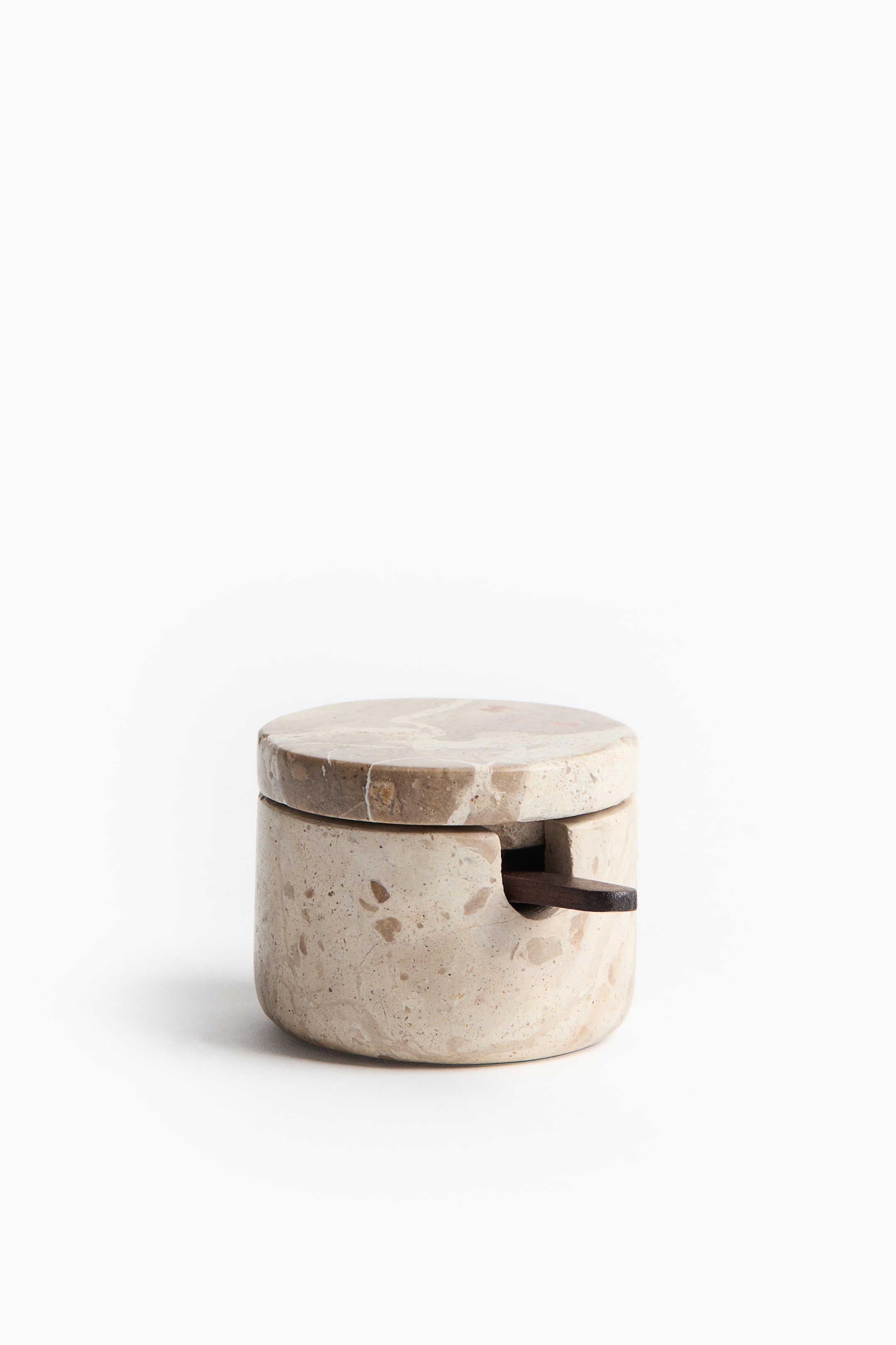 View larger image: Marble salt jar - Beige/Marbled - Home All | H&M GB 1