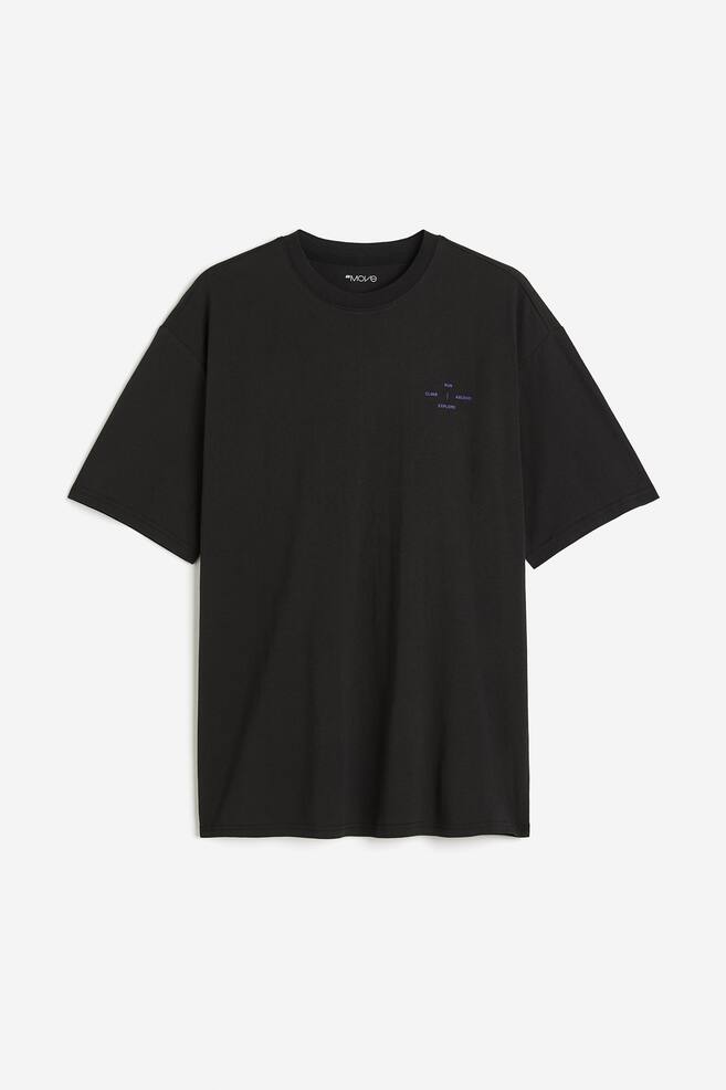 DryMove™ Printed sports T-shirt - Black/Black/Grey/Cardio/Black/dc - 2