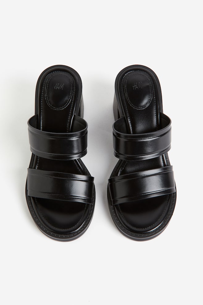 Heeled sandals - Black - 1