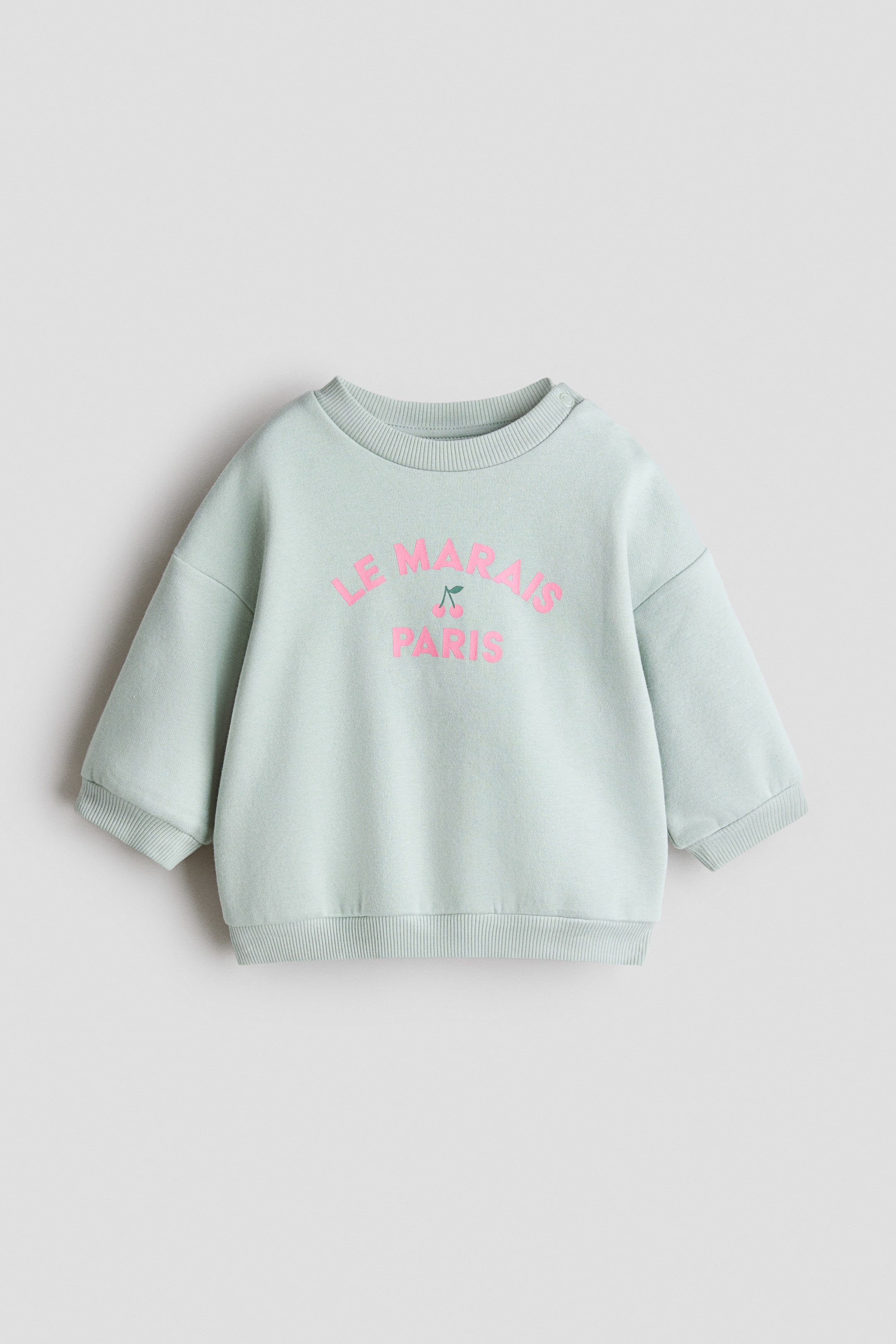 Visualizza immagine più grande: Felpa con stampa - Verde menta/Le Marais - BAMBINO | H&M IT 1