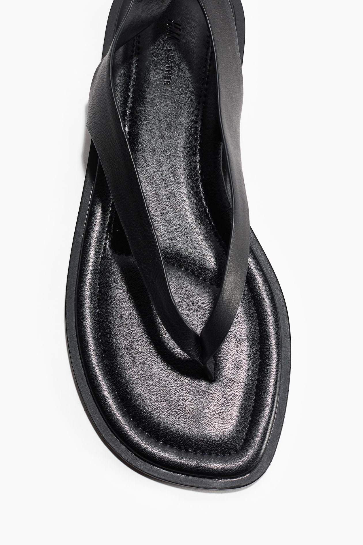Tie-Detail Leather Sandals - image 2