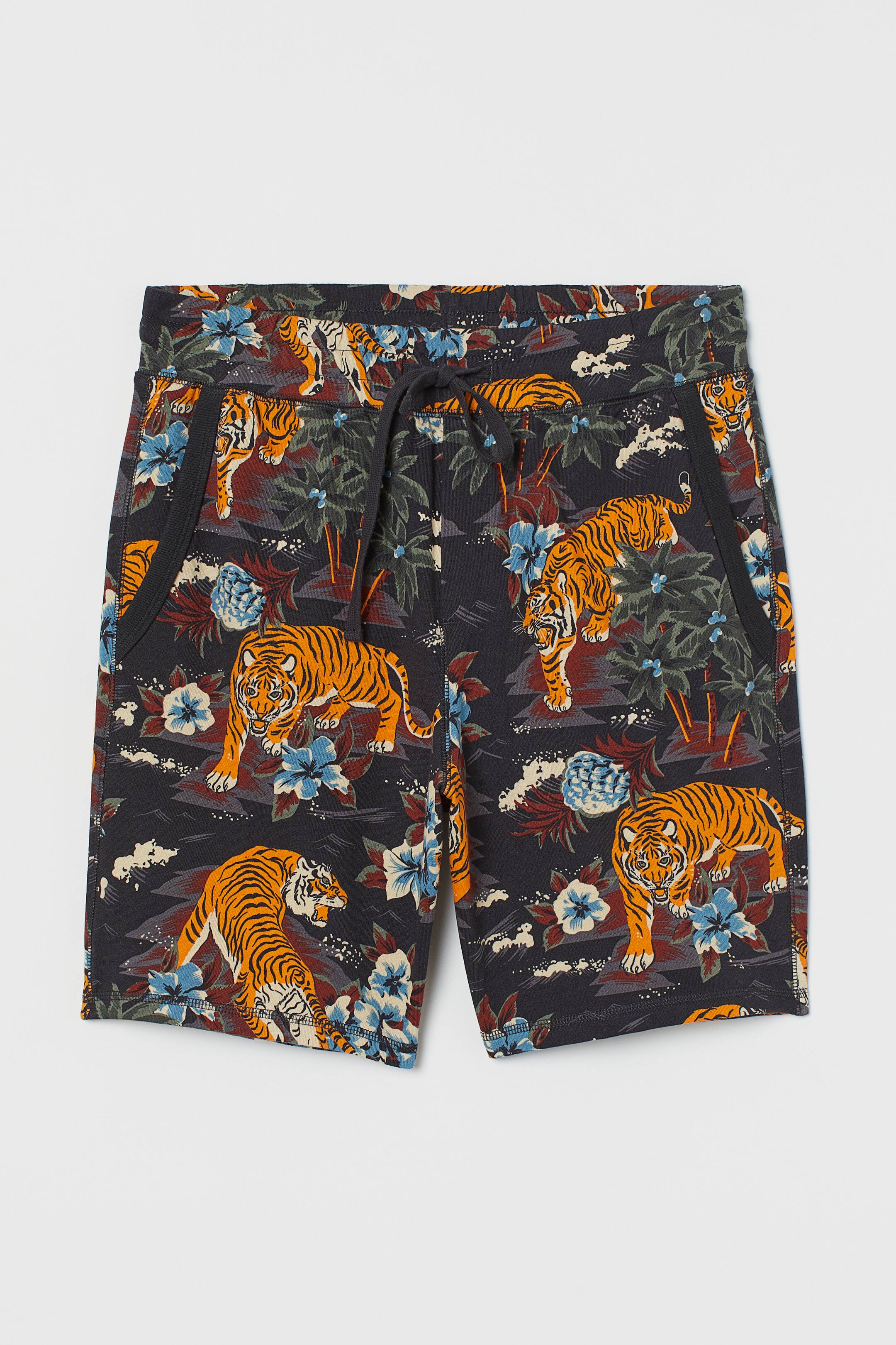 Größeres Bild ansehen: Sweatshorts - Dunkelgrau/Tiger - Men | H&M DE 1