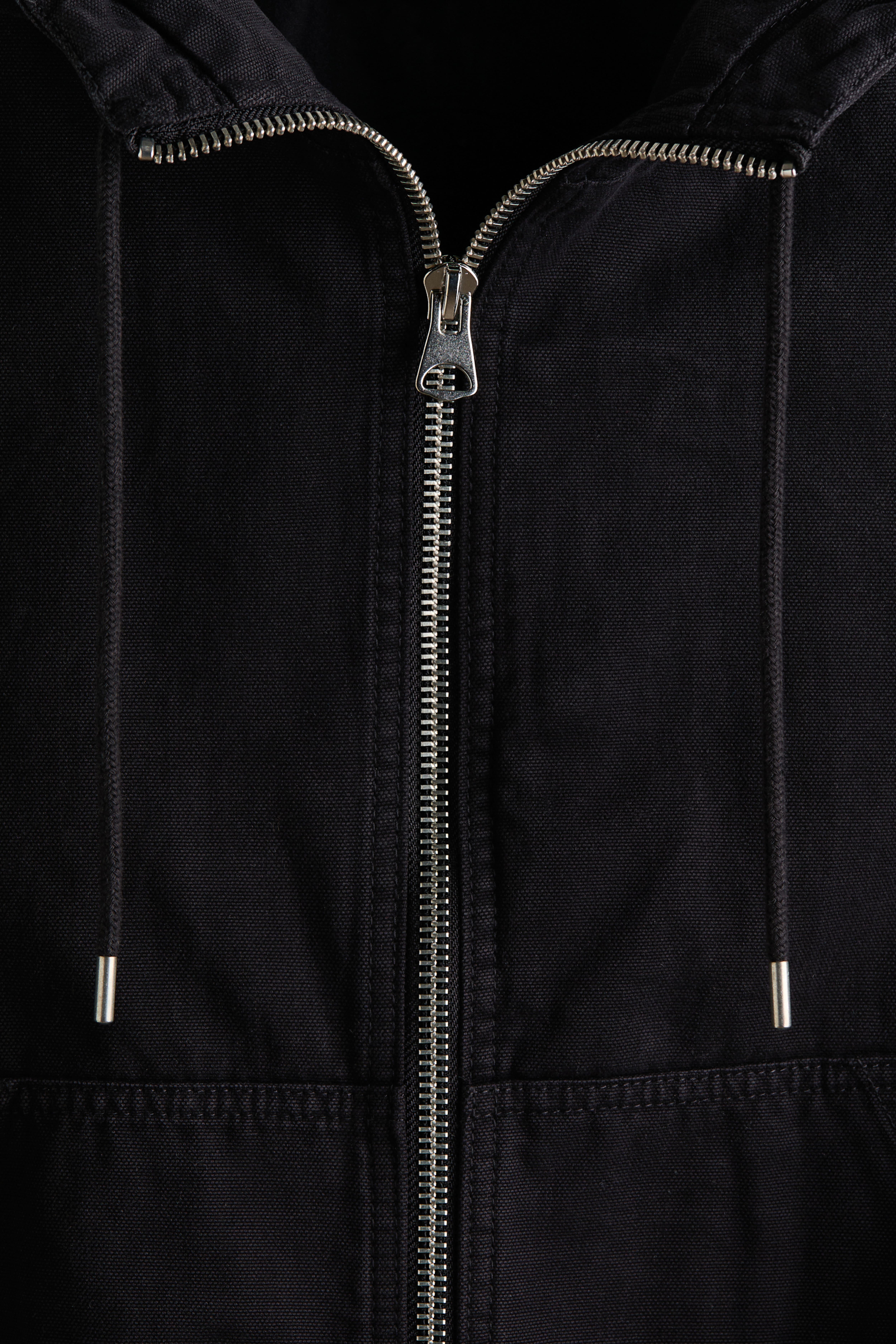 Hooded Cotton Workwear Jacket