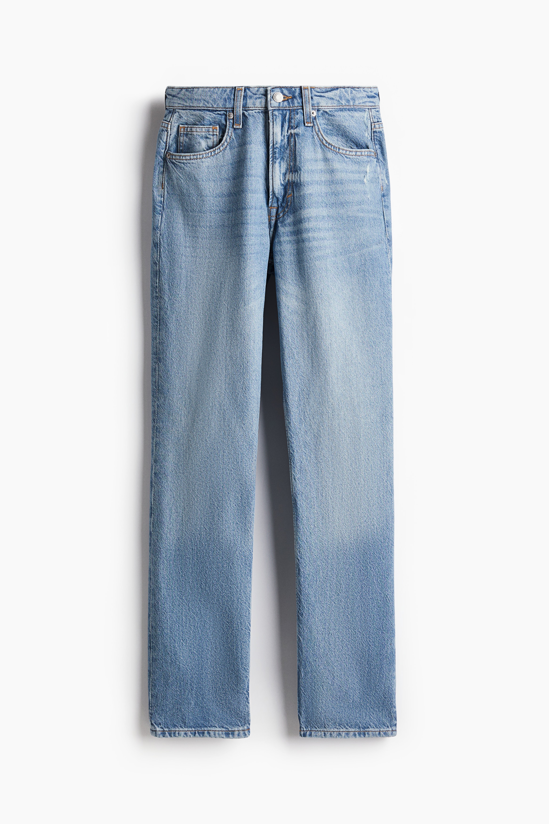 Straight High Jeans - Helles Denimblau/Helles Denimblau/Denim blue