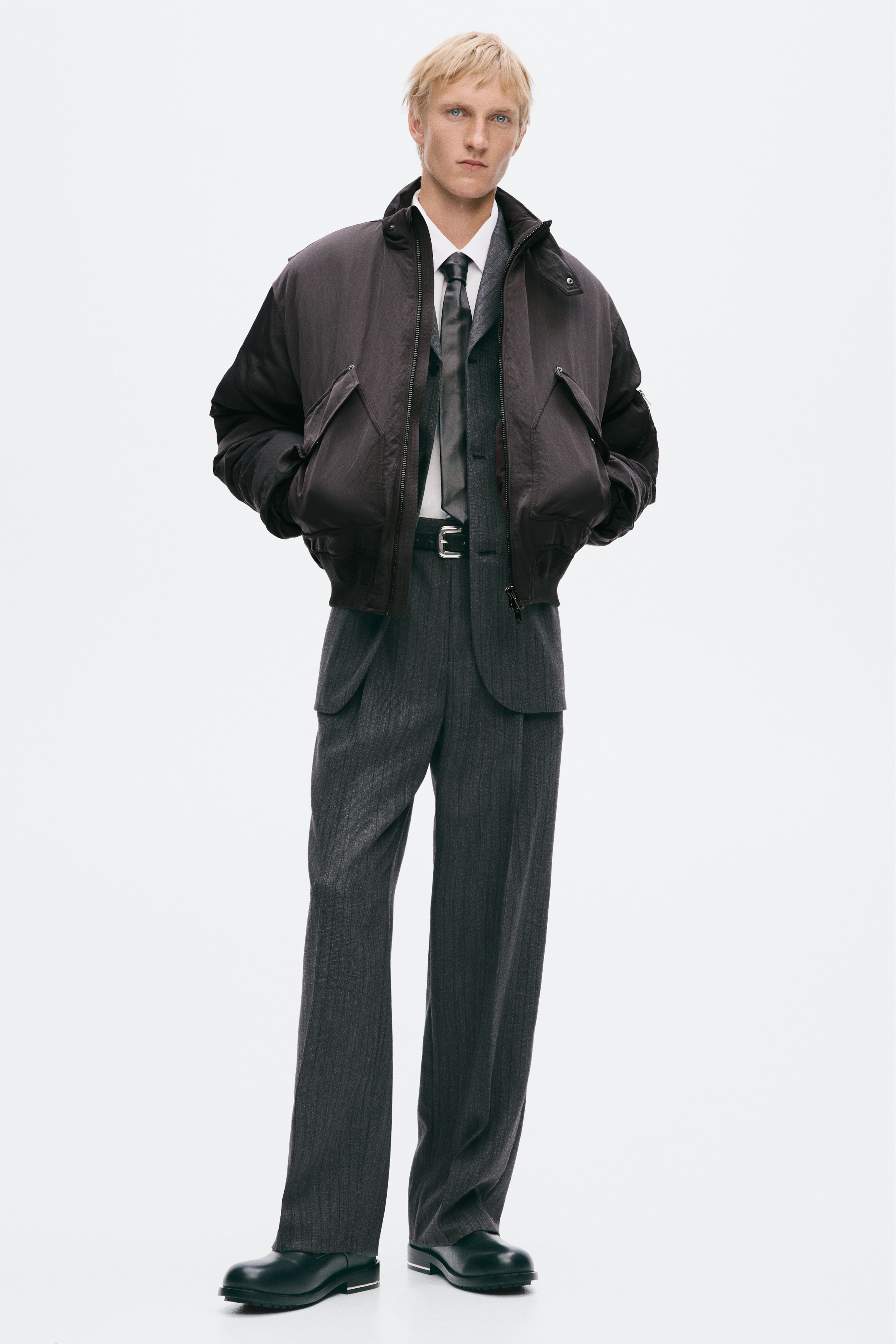 Blouson d'aviateur matelassé