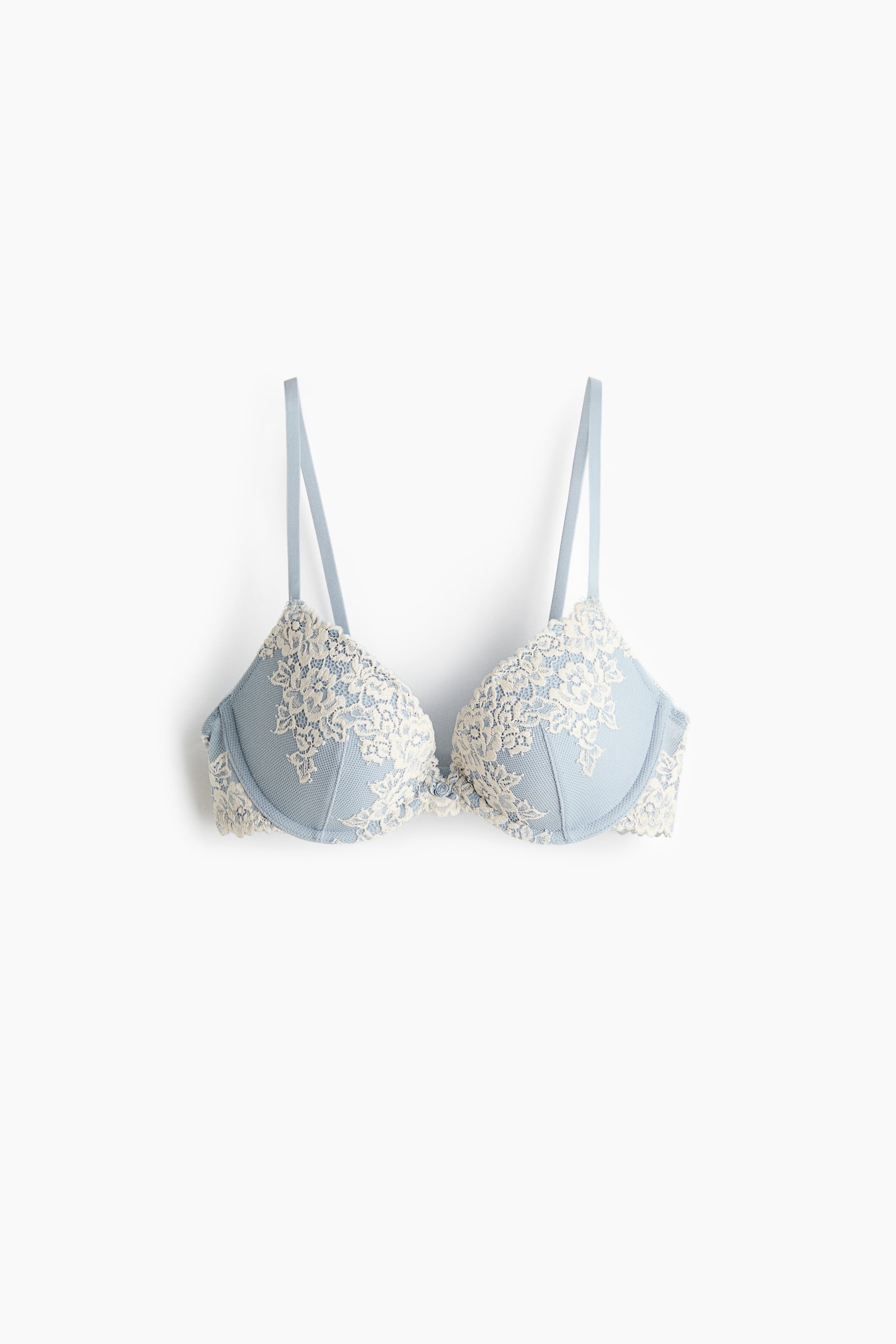 Lace push-up bra - Light blue/Cream/Light pink/Light pink/Black/Cream/Cream