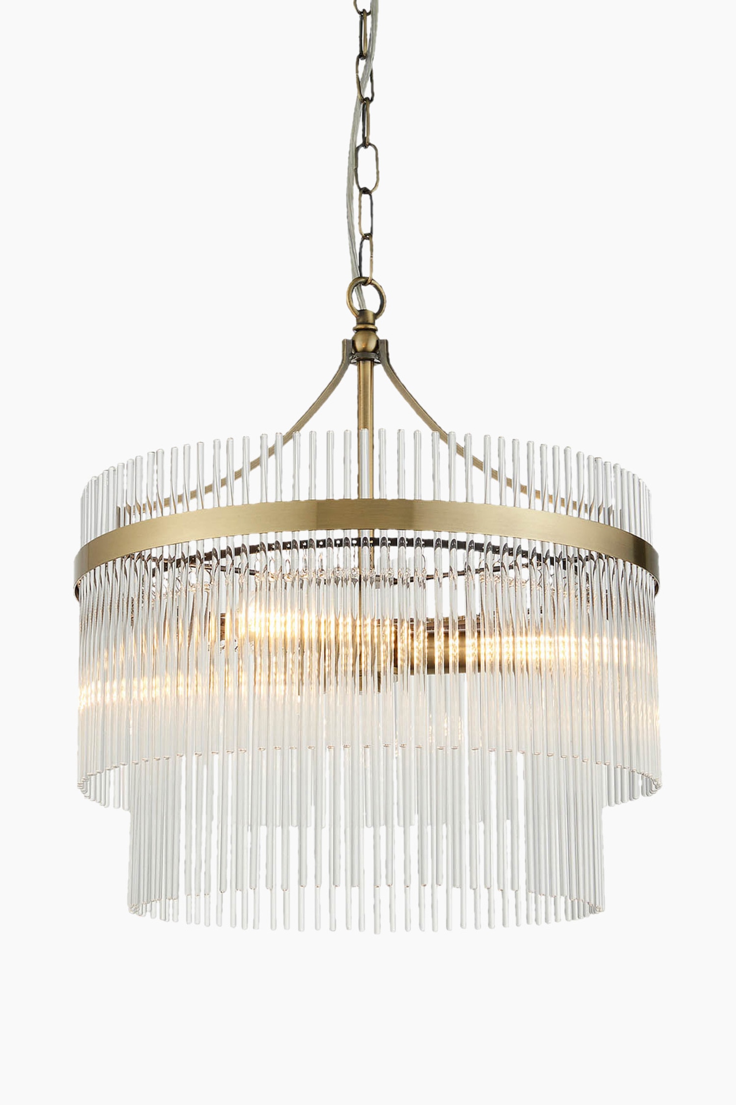 Chandelier 3 Pendant Light - Brass