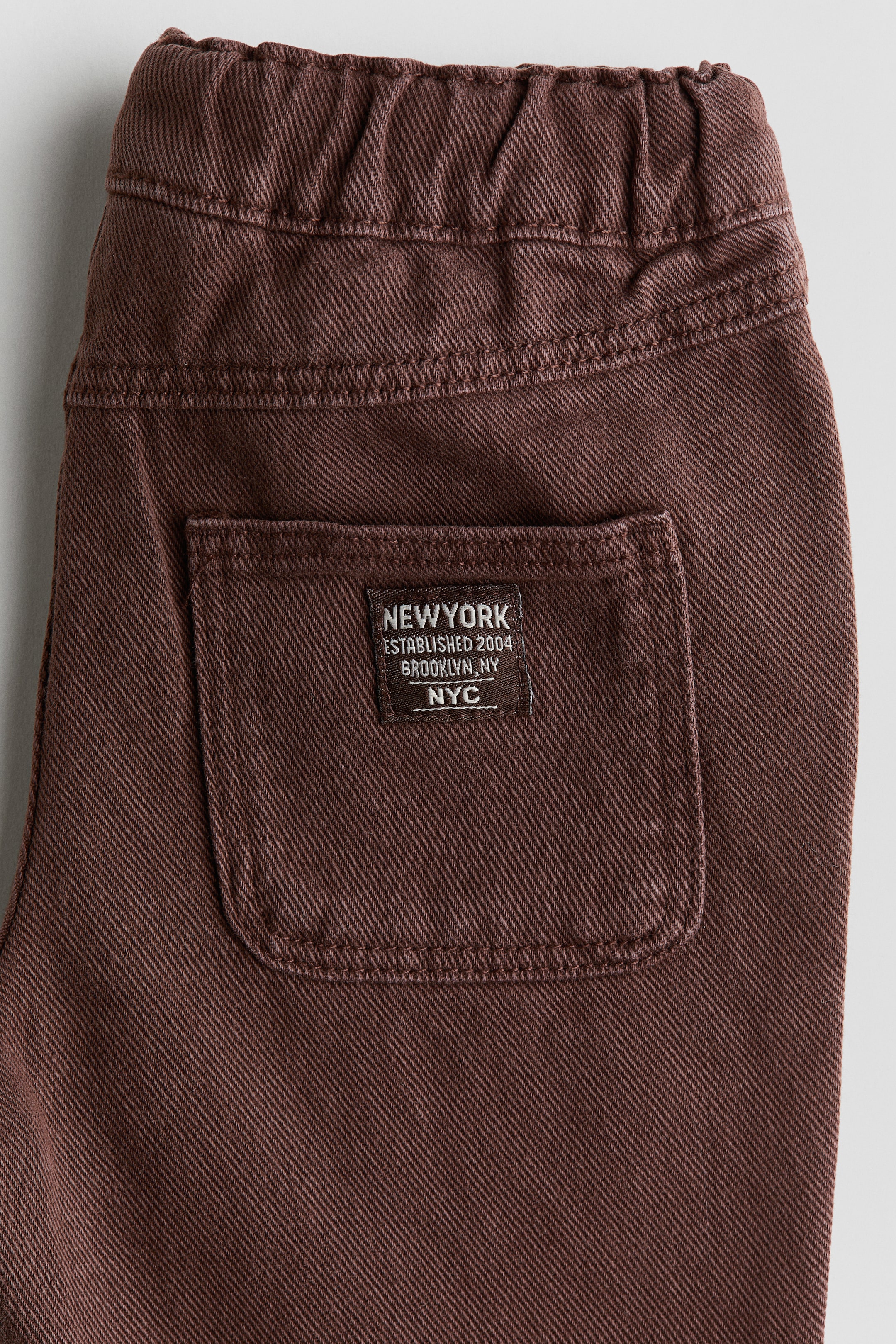 Детские джинсы H&M Cotton Twill Pants — фото 6