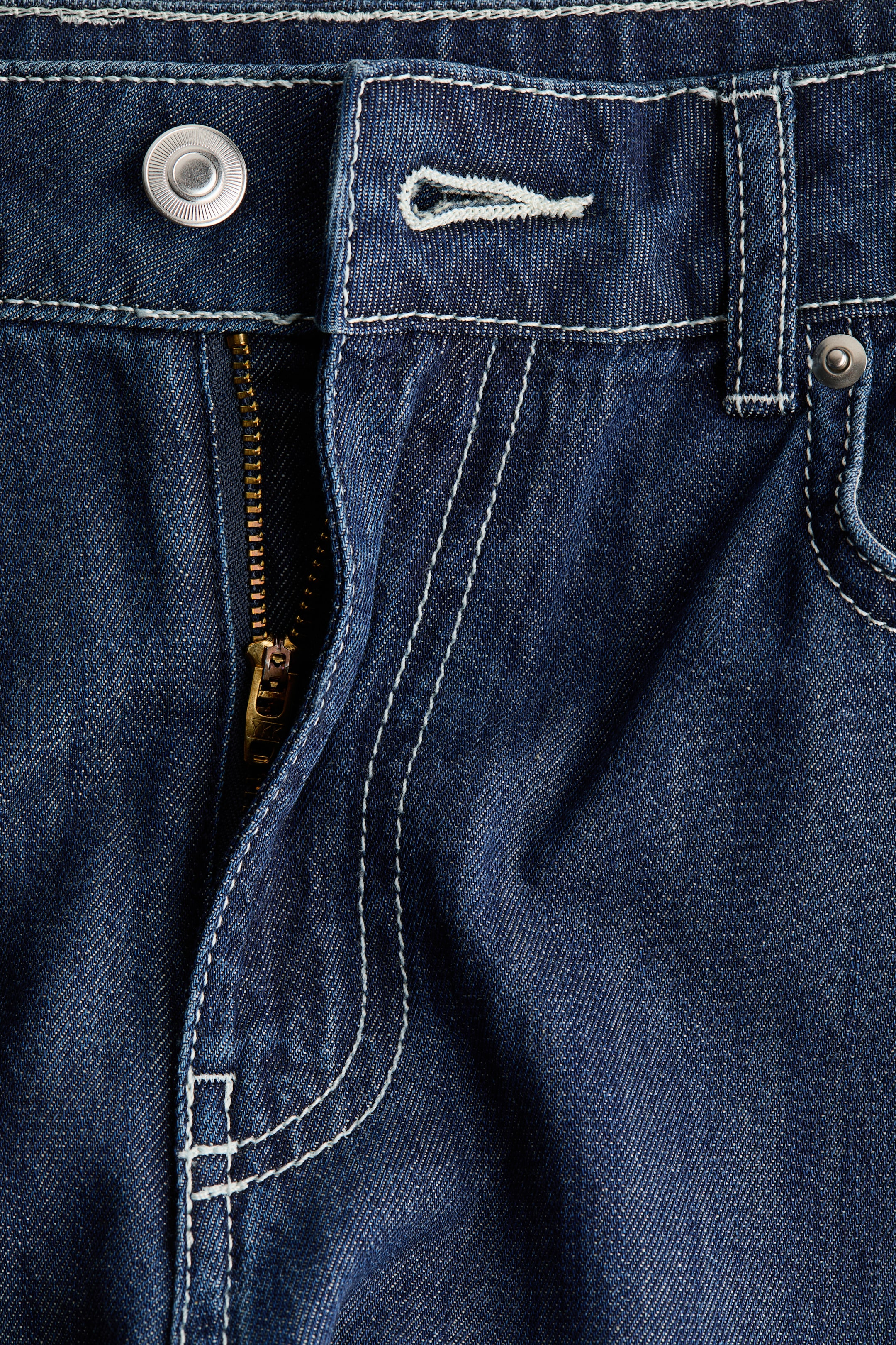 Jean large taille classique
