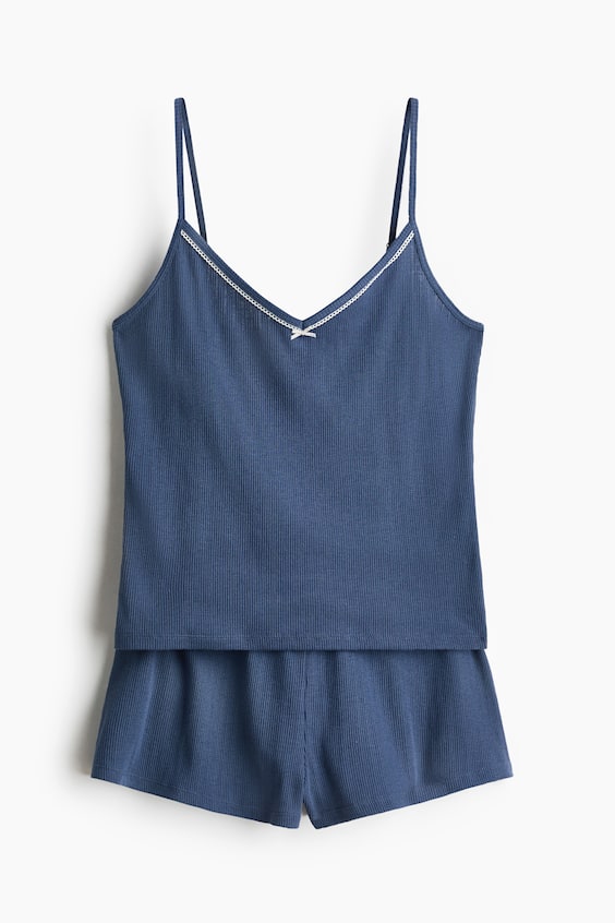 Женская трикотажная пижама H&M Pointelle Jersey