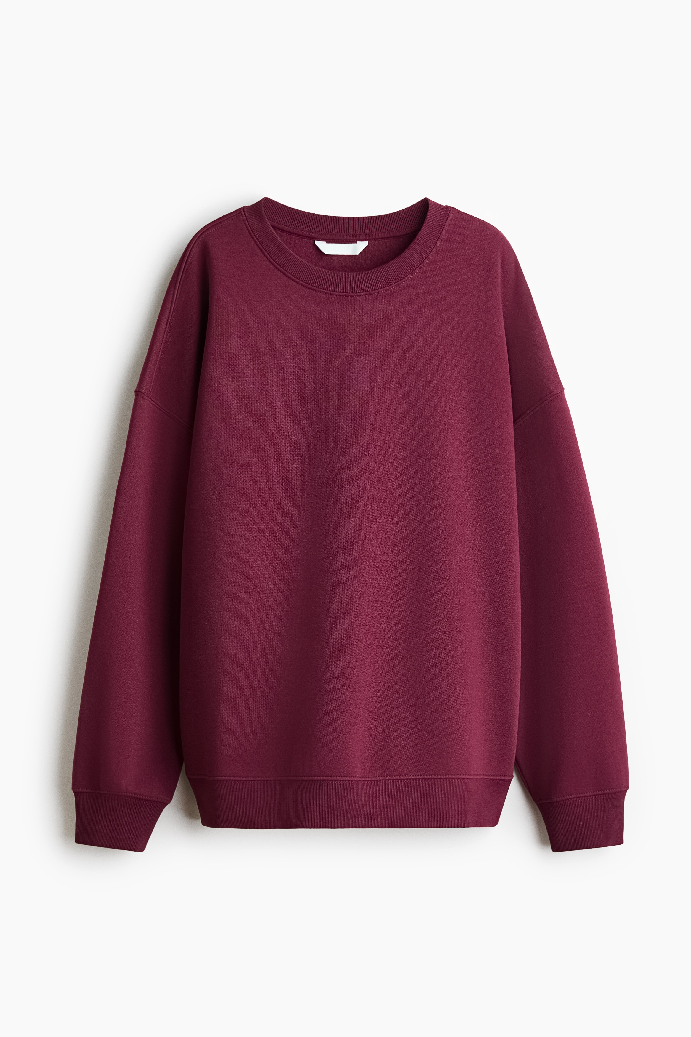 Oversized sweater - Bordeauxrood/Donkergreige/Taupe/Zwart/Lichtgrijs gemêleerd/Marineblauw