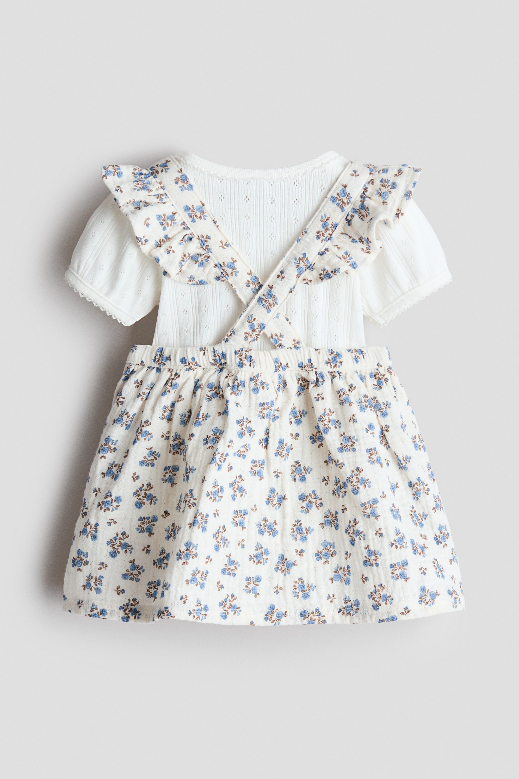 Детские платья H&M Printed Cotton Muslin Dress — фото 2