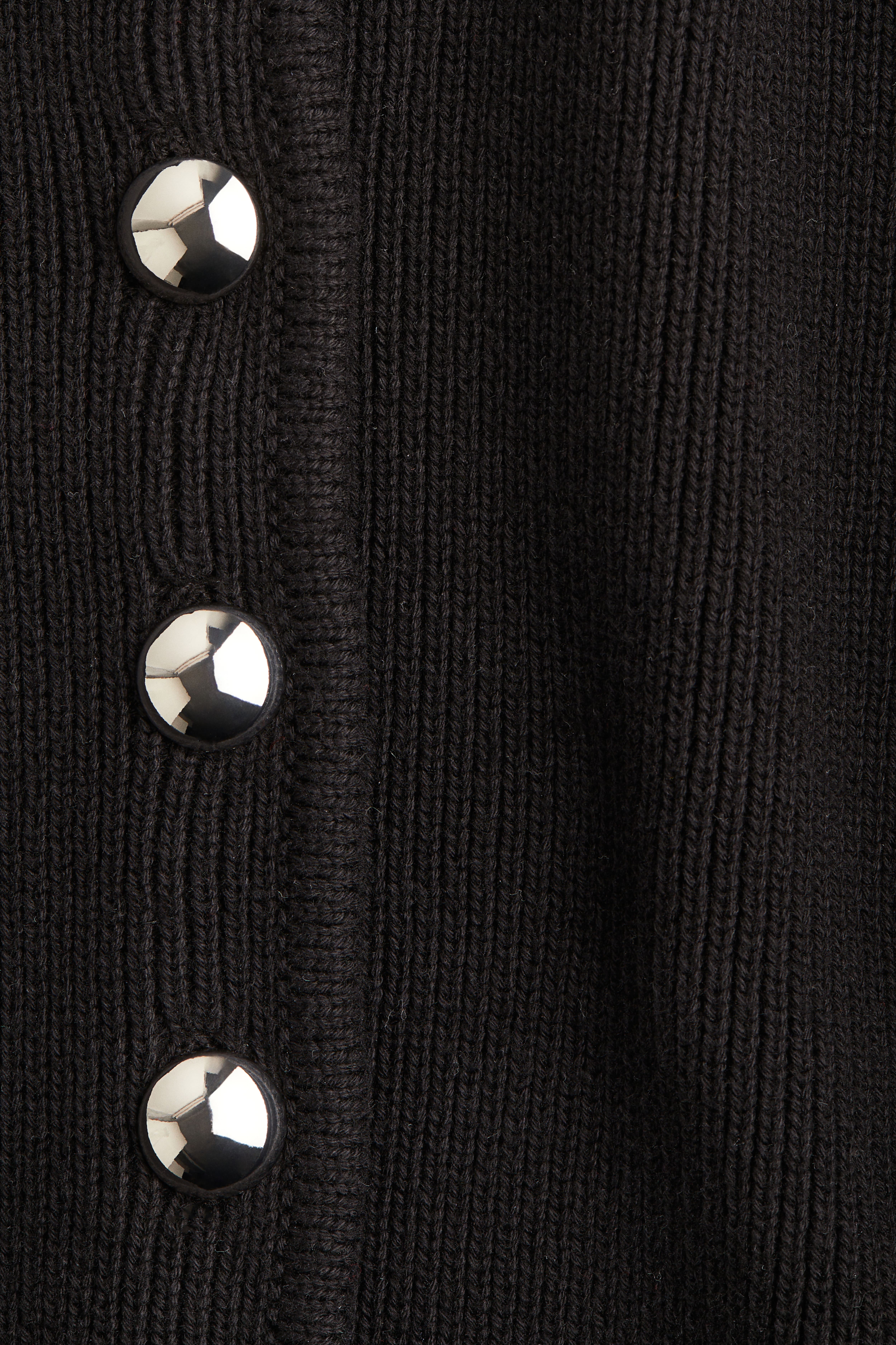 Rib-Knit Cotton Cardigan
