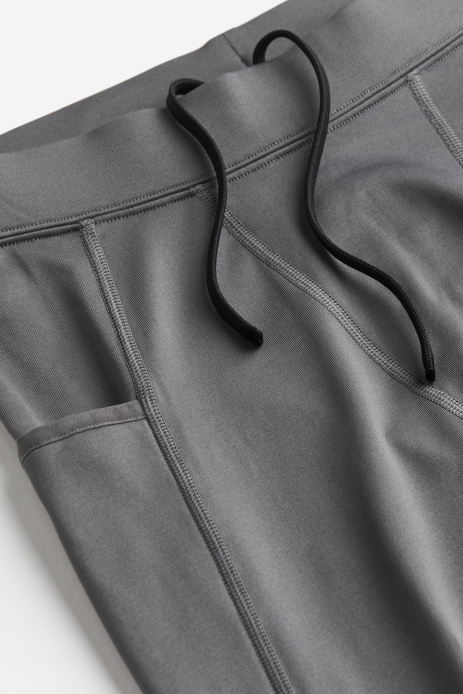 Warm Running Tights - Dark grey/Light grey/Black - 3