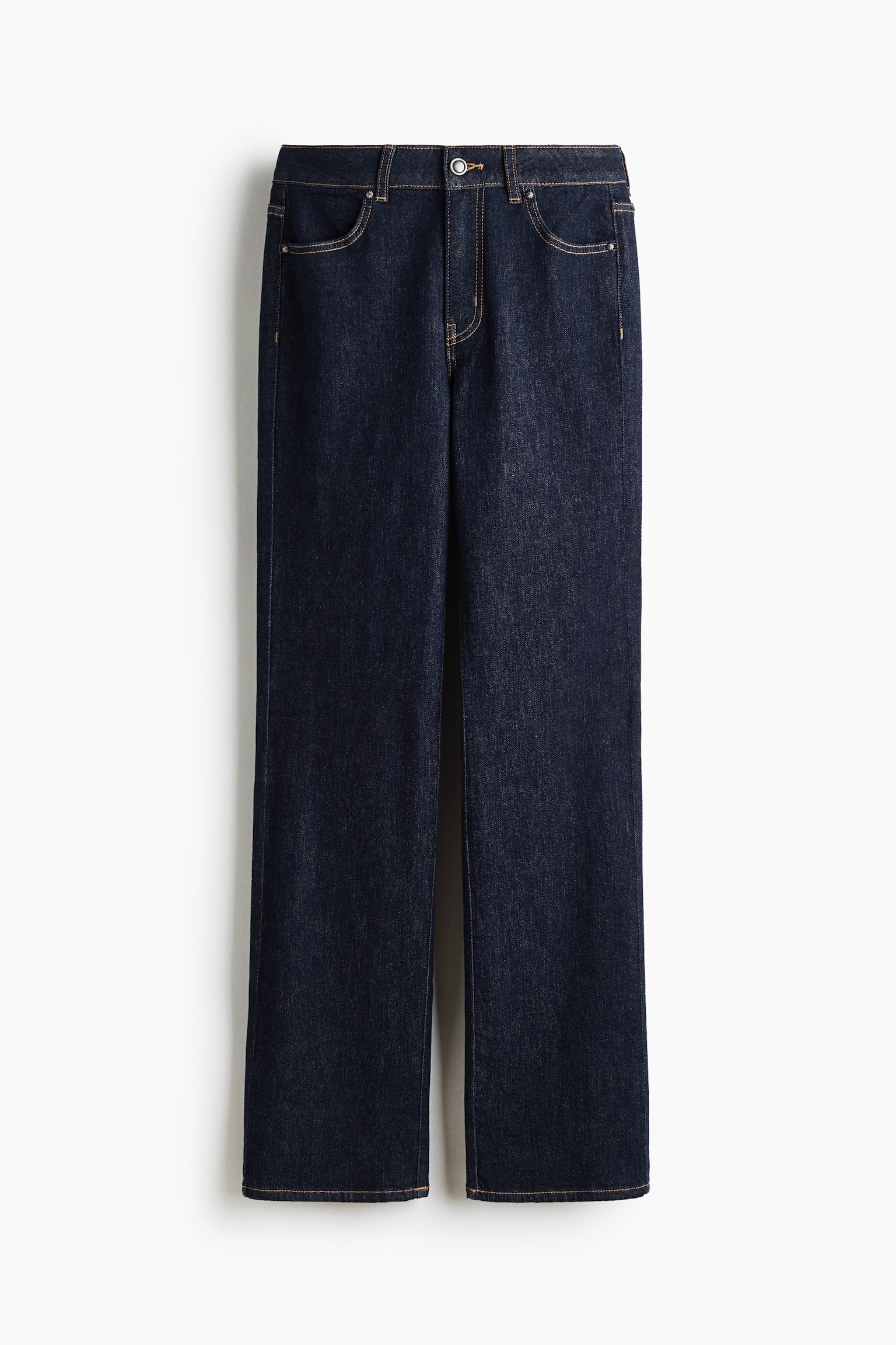 Slim Straight Regular Waist Jeans - 1