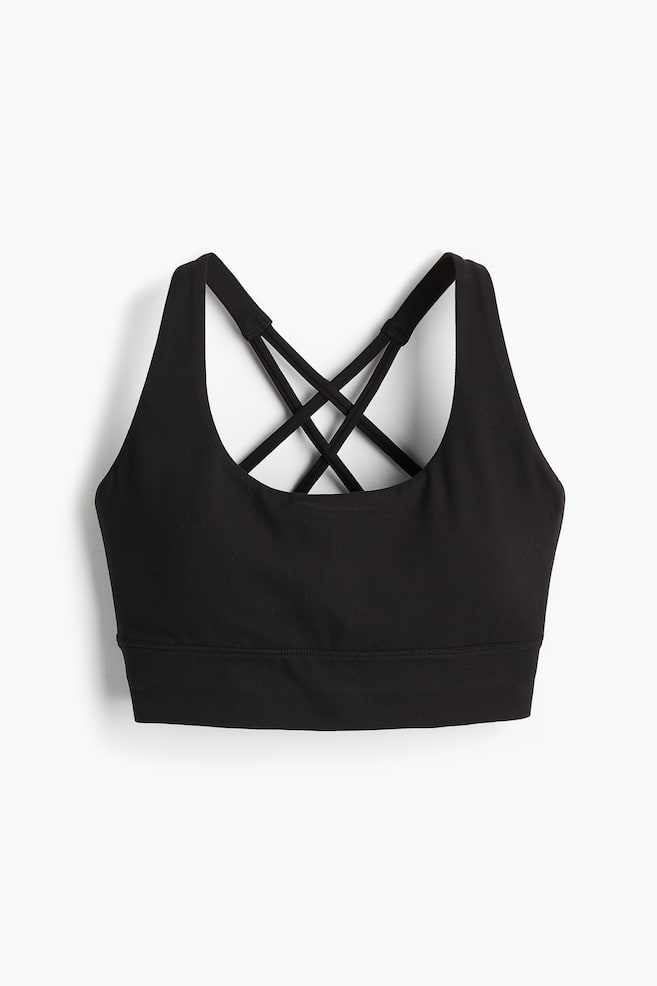 Medium Support Sports bra with SoftMove™ - Black/Dark brown/Chocolate plum/White/Grey/Ivory/Lilac/Light apricot/Mid blush pink - 1