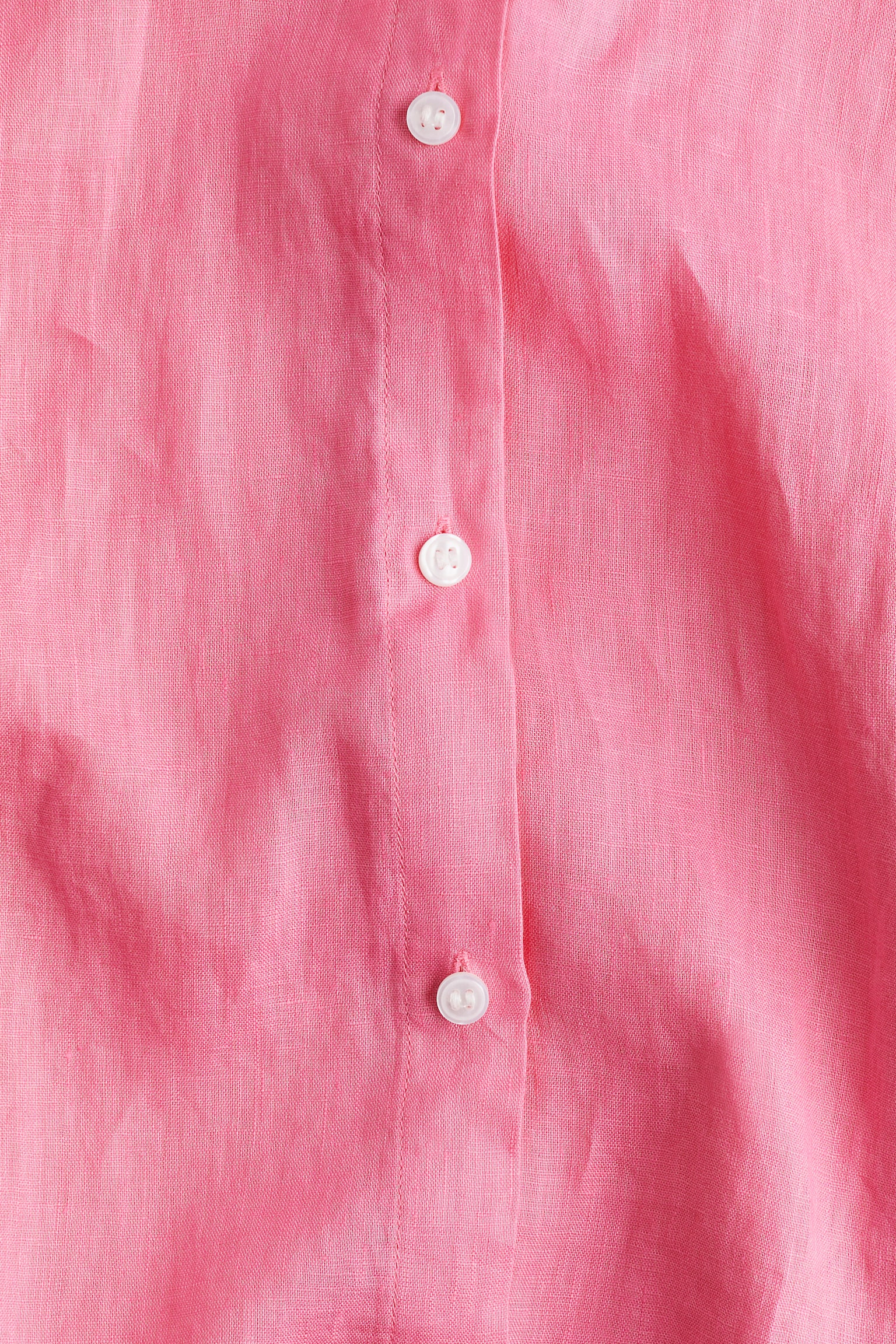 Linen Shirt - Pink/Blue/Stripe/Black/Green - 7